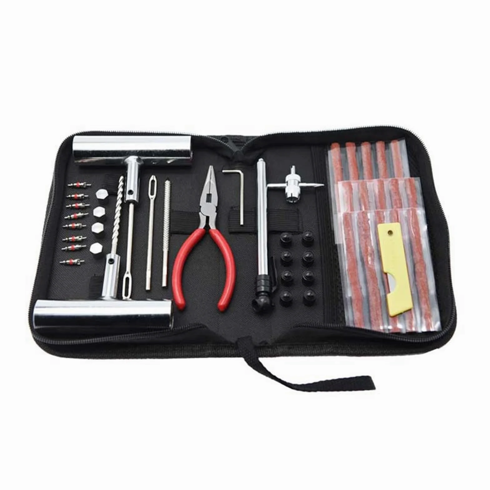 Zestawy narzędziowe 46 szt. Narzędzie do naprawy opon samochodowych Zestaw do naprawy opon Studding Tool Set narzędzi domowych