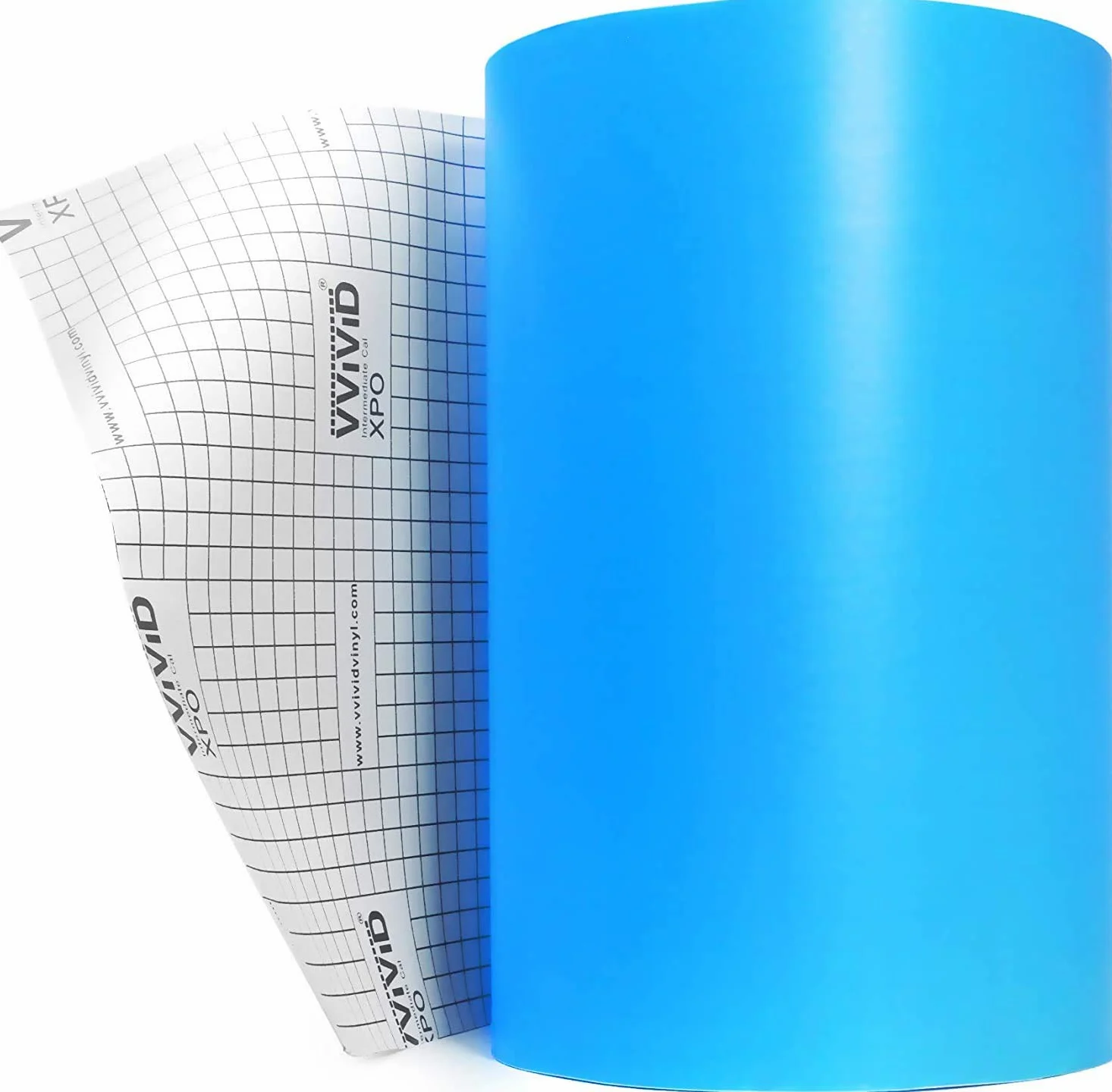 VViViD Niebieski szablon winylowa folia maskująca z technologią zapobiegającą przebarwieniom 30 cm x 9,8 m