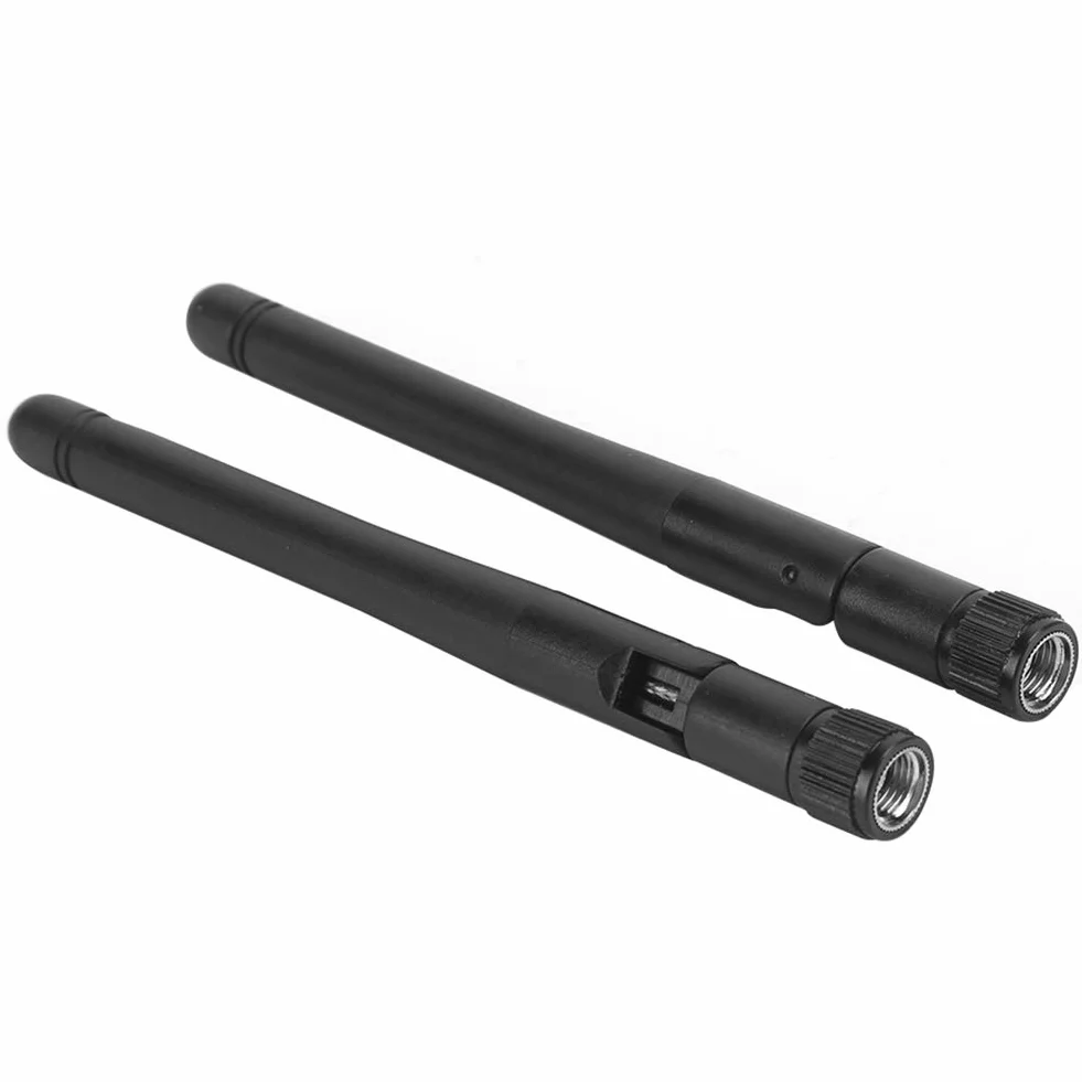 Annadue Przenośna antena WLAN 2,4G/5G 5dBi USB WiFi SMA 2 sztuki