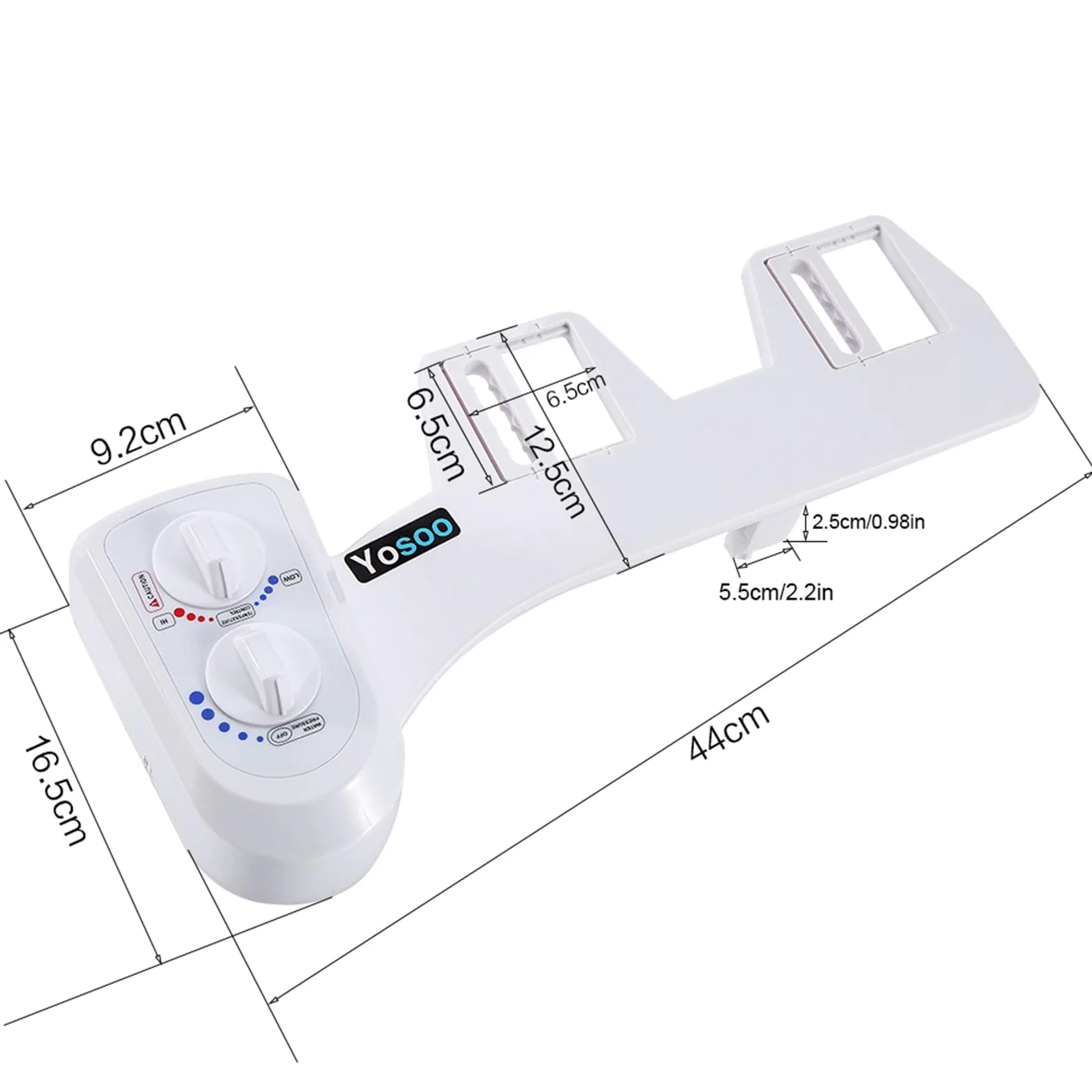 Spray bidetowy Inteligentny Bidet toaletowy Nieelektryczny, mechaniczny Bidet Strumień świeżej wody Samoczyszcząca Pojedyncza dysza Gorąca i zimna łazienka Deska sedesowa do