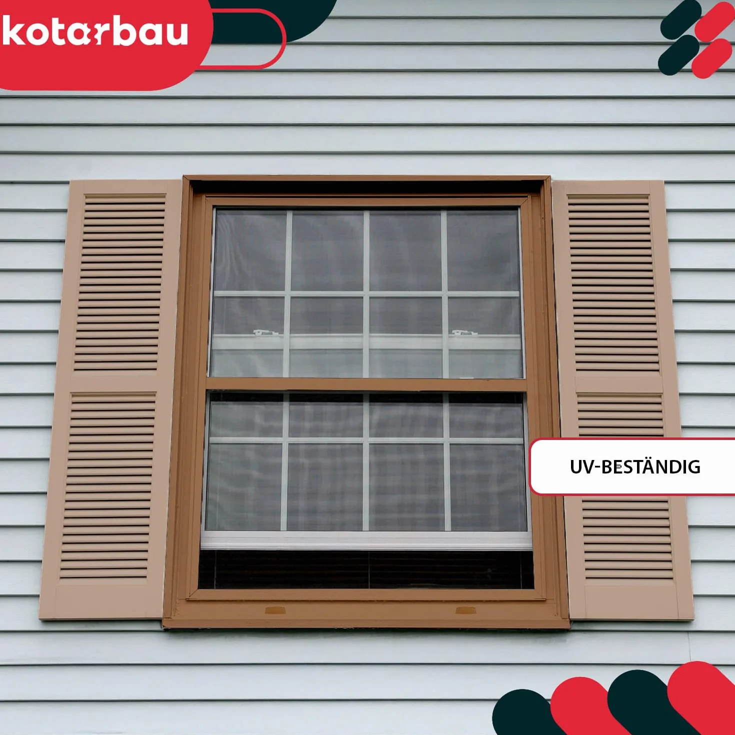 KOTARBAU® 20 szt. Zaślepka Odwodnień - do Okien PCV - Osłonka - Dąb - 36 mm