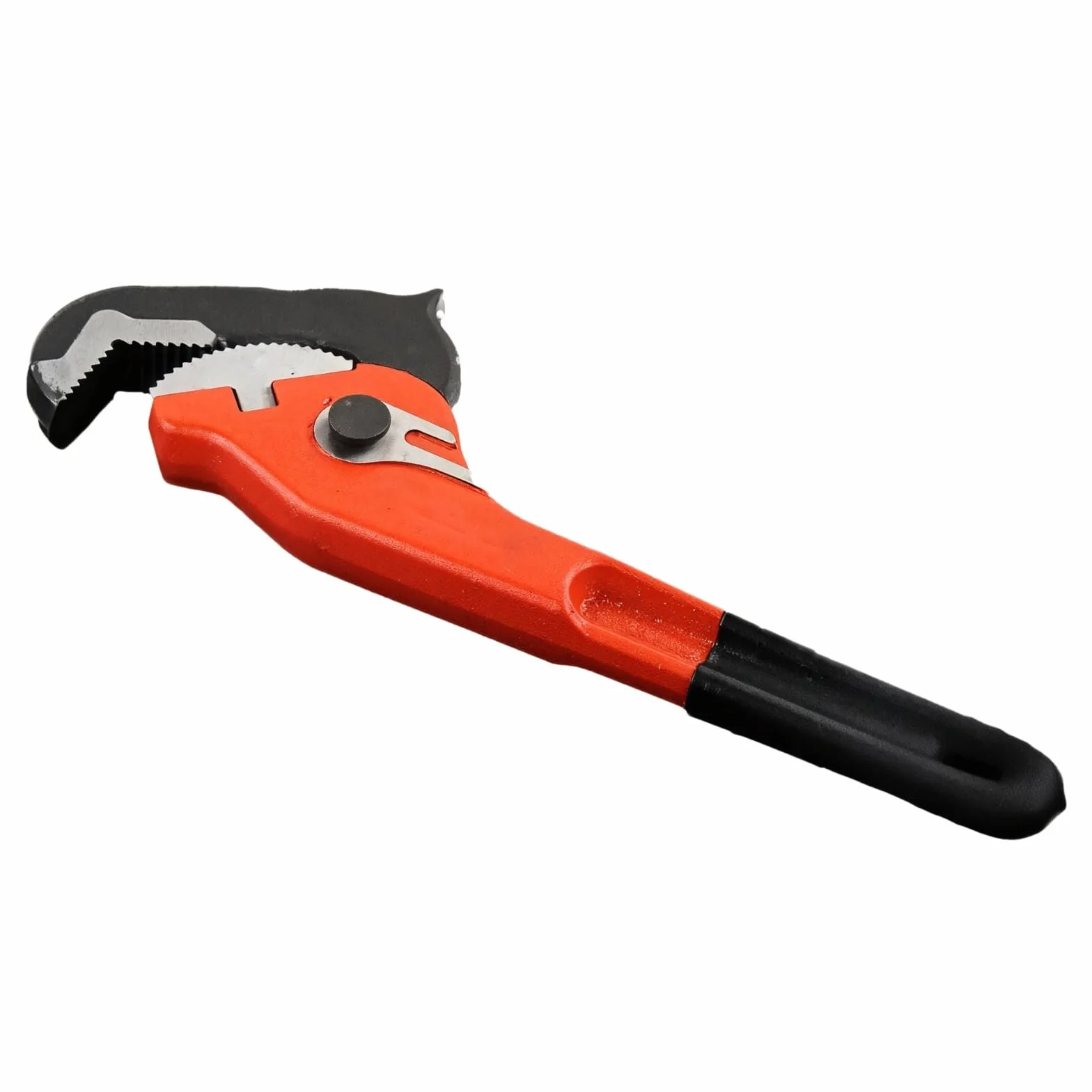 Samoregulujący klucz do rur, narzędzie hydrauliczne z grzechotką, 25 cm, stal węglowa, zakres od 0,6 do 1,5 cala, dla rzemieślników i hydraulików