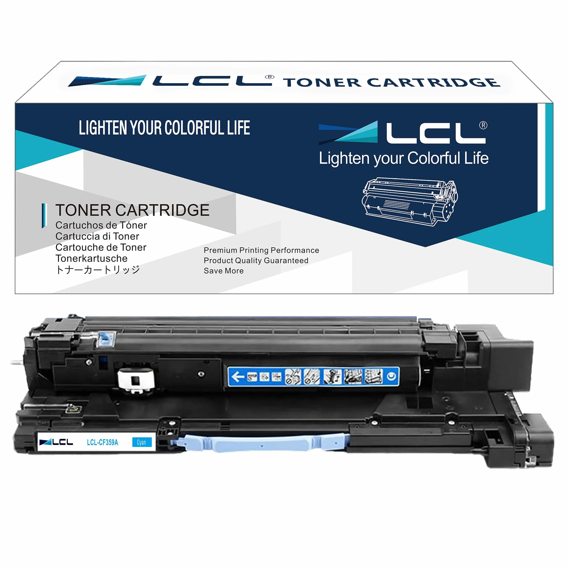 LCL 828A CF359A Wymiana bębna cyjanowego do HP Color Laserjet Enterprise M855dn M855x M855xh Flow MFP M8880z (1 szt.)