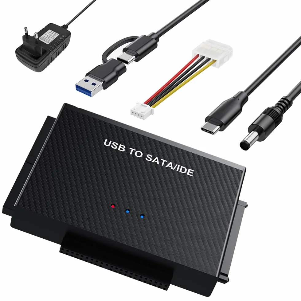 Mineup Adapter IDE SATA na USB C 3.0 do 2,5/3,5 cala HDD SSD