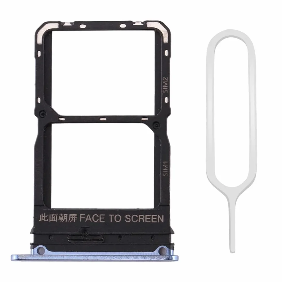 Zapasowa szuflada na karty Dual Sim Xiaomi Mi 10 / Mi 10 Pro 6,67 cala Szary