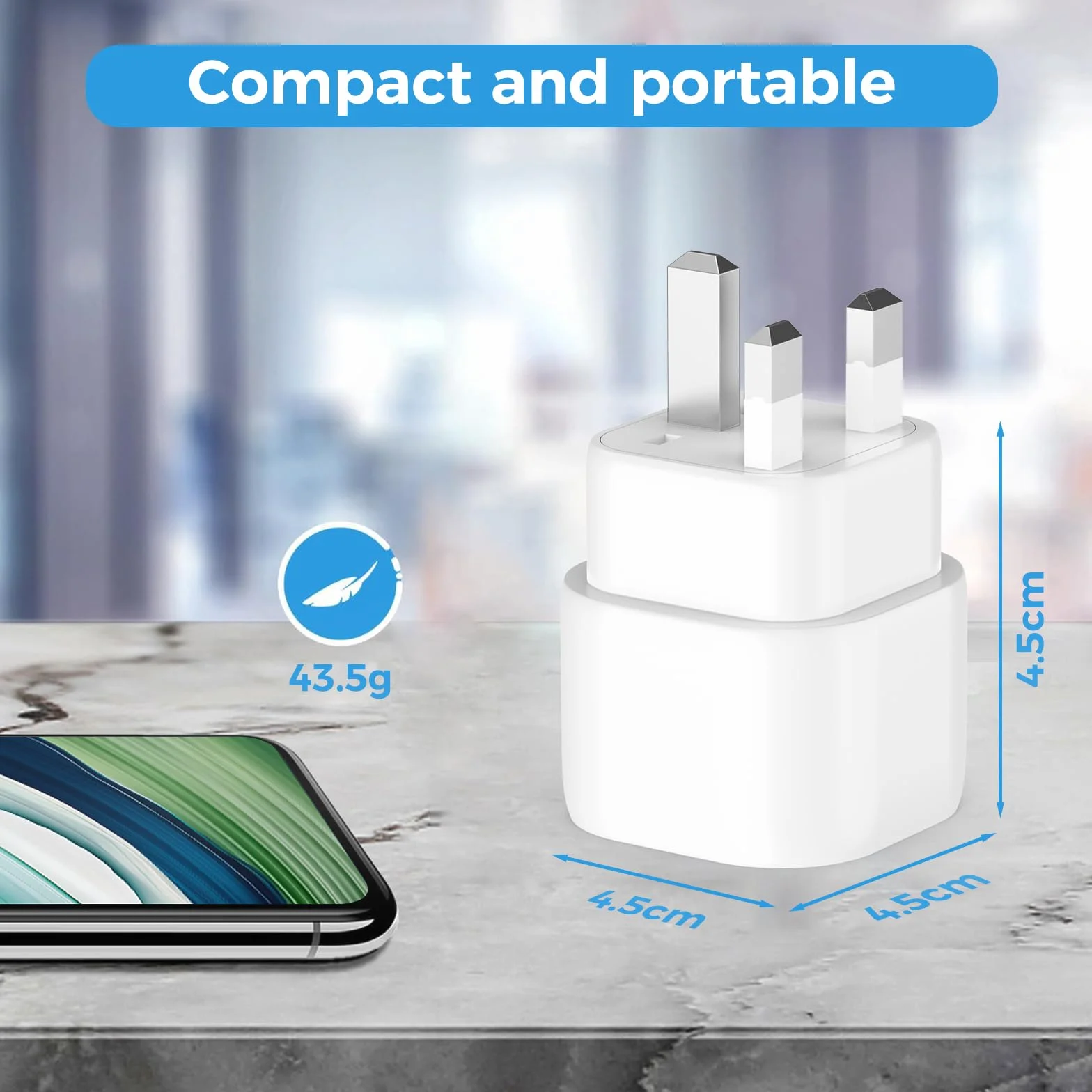 Adapter gniazda angielskiego typ G uniwersalny adapter podróżny Wielka Brytania Irlandia