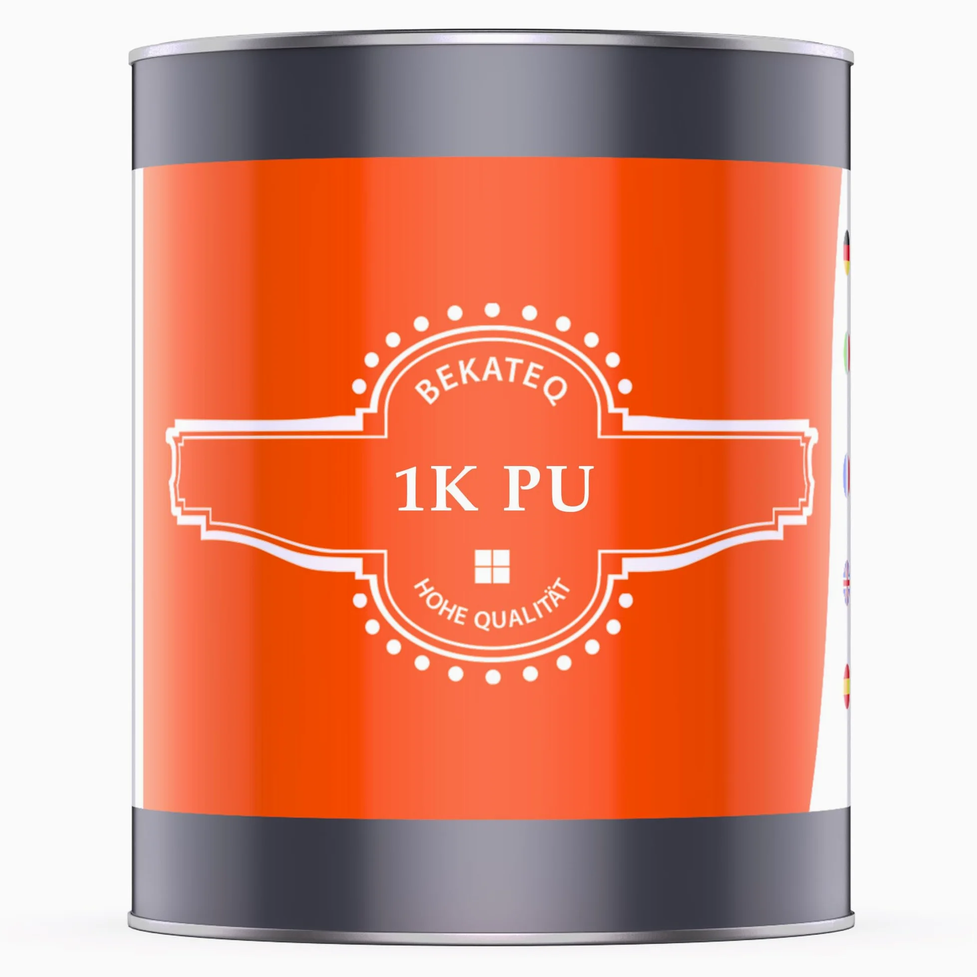 BEKATEQ 1K PU RAL6002 środek do uszczelniania podłogi, zielony, 2 kg, do użytku na zewnątrz, powłoka podłogowa i uszczelnienie do betonu, dywanów kamiennych, drewna, dachów i płytek, elastyczna,