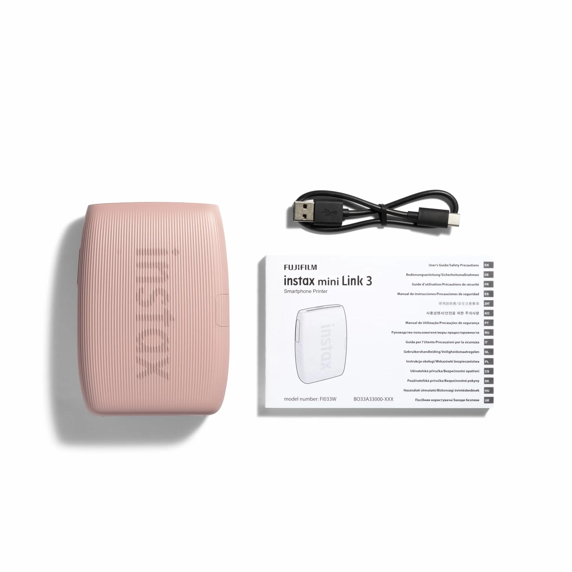INSTAX mini LINK 3 drukarka do zdjęć Rose Pink