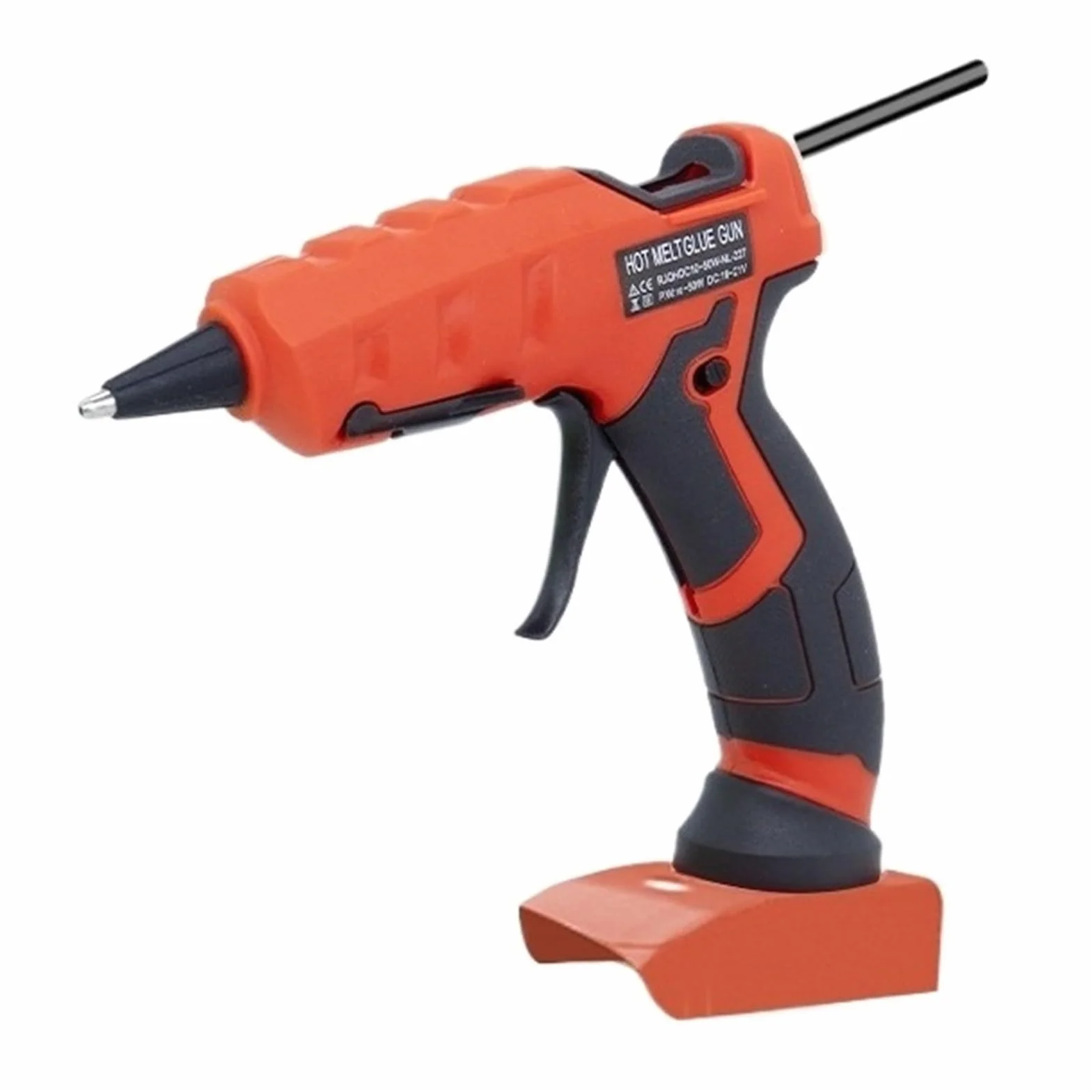 Pistolet Do Kleju Na GorąCo Bezprzewodowy Pistolet Do Klejenia Na Gorąco Z 30 Sztuk 7mm Kleje W Sztyfcie Do Akumulatora Litowo-jonowego 18V Elektryczne Elektronarzędzie Do Naprawy(With 30 Glue Sticks-