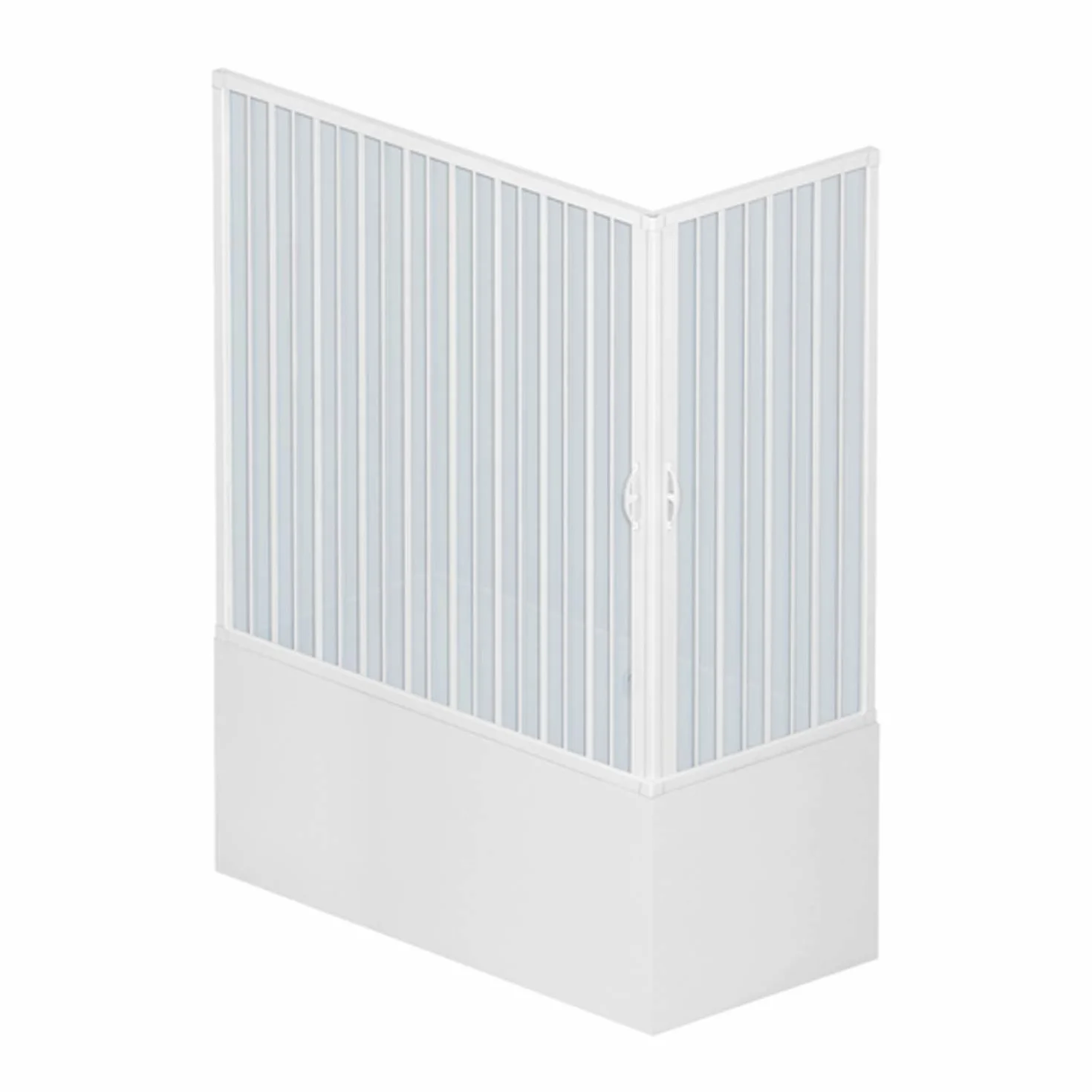 Prysznic kąpielowy z tworzywa sztucznego PCW 700 x 1400 mm mod. Nadia z centralnym otworem