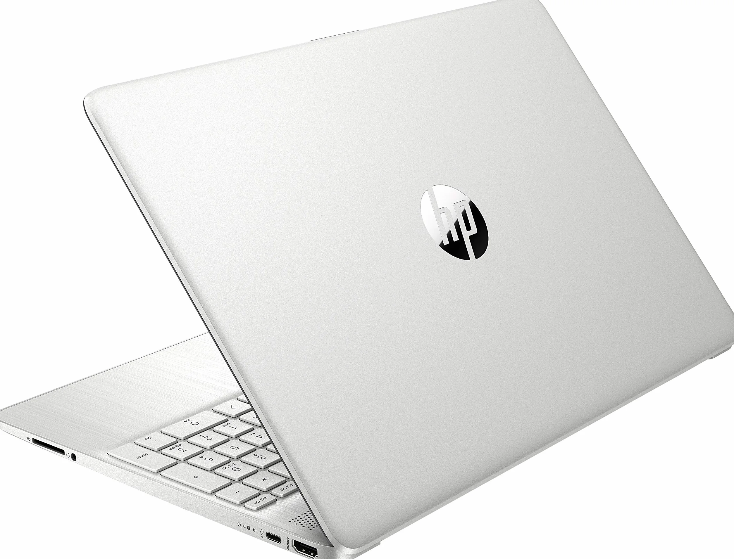 HP Laptop 15,6-calowy FHD, Intel Pentium Silver N6000, 8 GB RAM, 256 GB SSD, Windows 11, srebrny