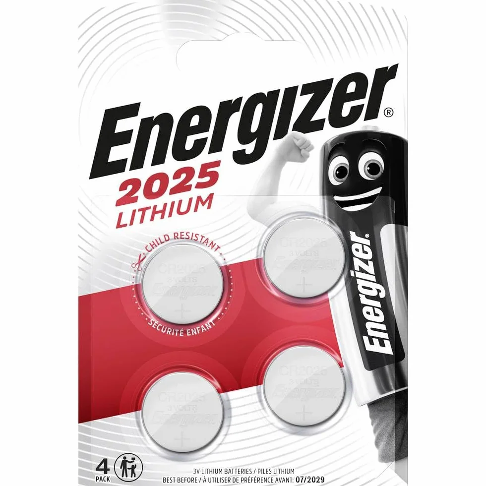 Energizer CR2025 Baterie Srebrny 4 sztuki