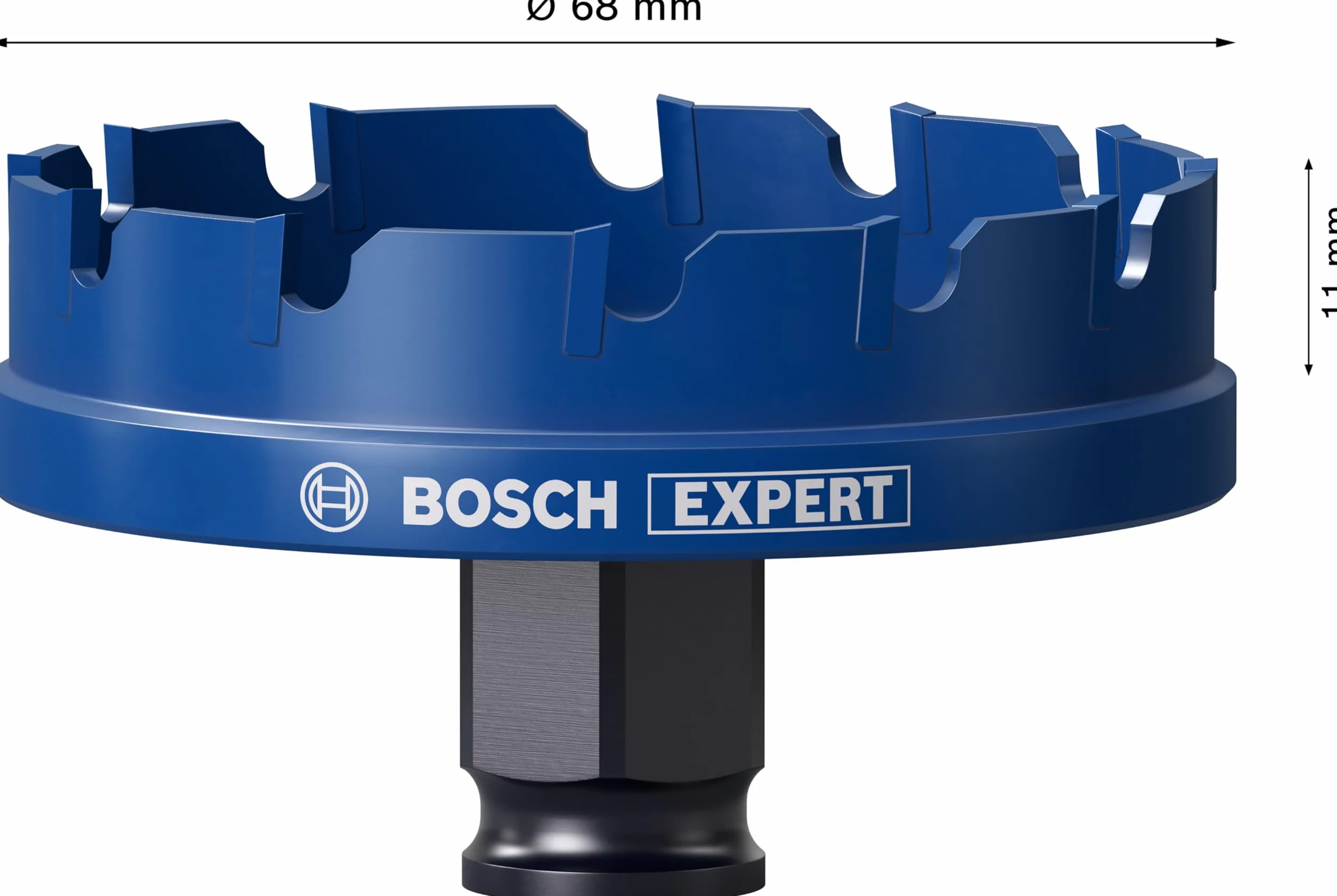 Bosch EXPERT Sheet Metal Piła Otwornica Ø 68 mm Stal Nierdzewna Akcesoria Wiertarki