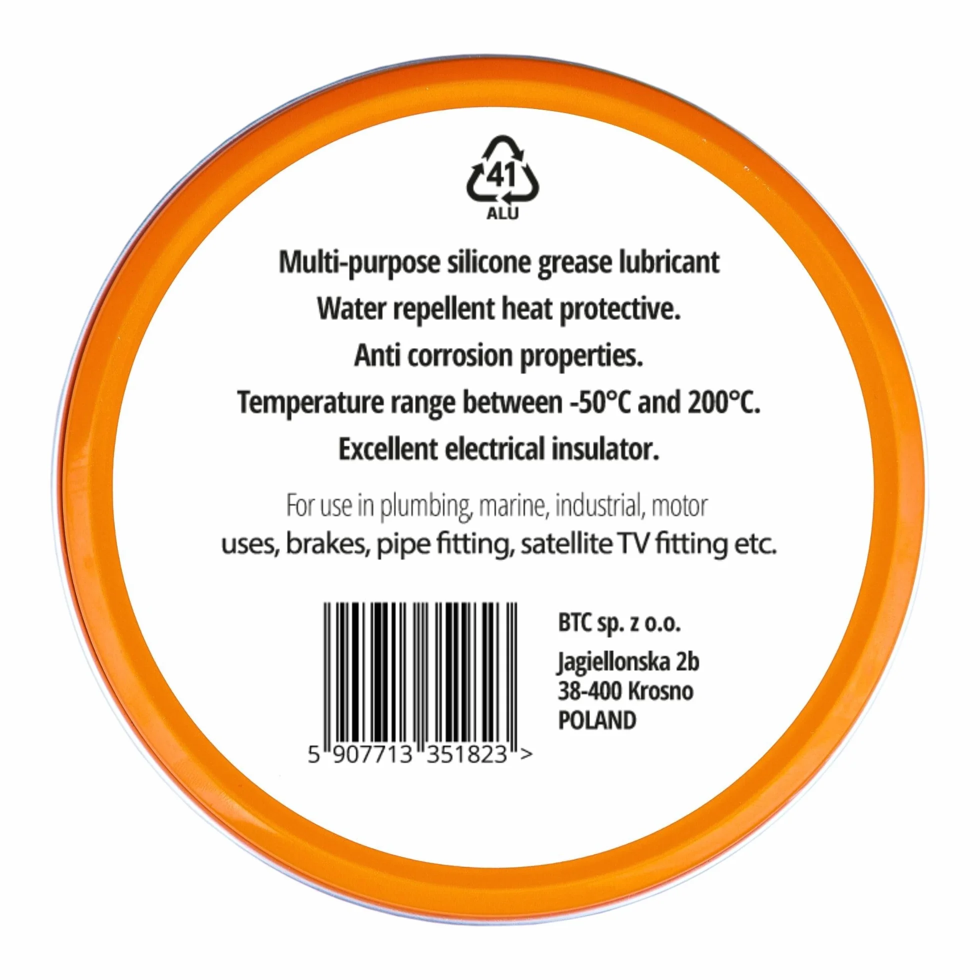 Prounol Smar Silikonowy 100ml - 100% Wodoodporny Smar Uszczelniający