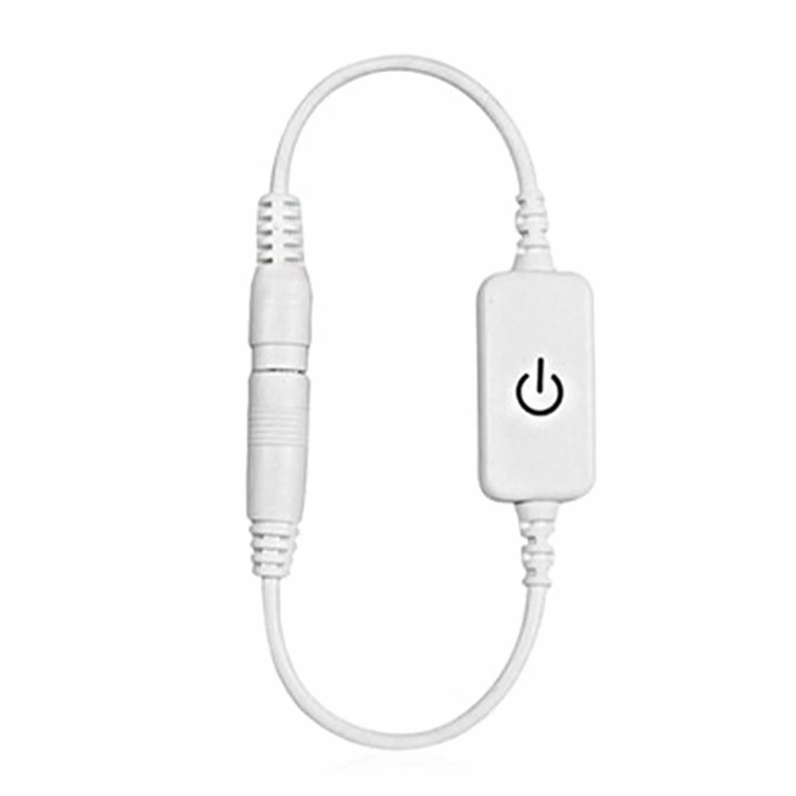 Mini Ściemniacz LED Dotykowy DC12-24V 1 Kanał 4A Przełącznik do Taśm LED Monochromatycznych Plastikowy 22g