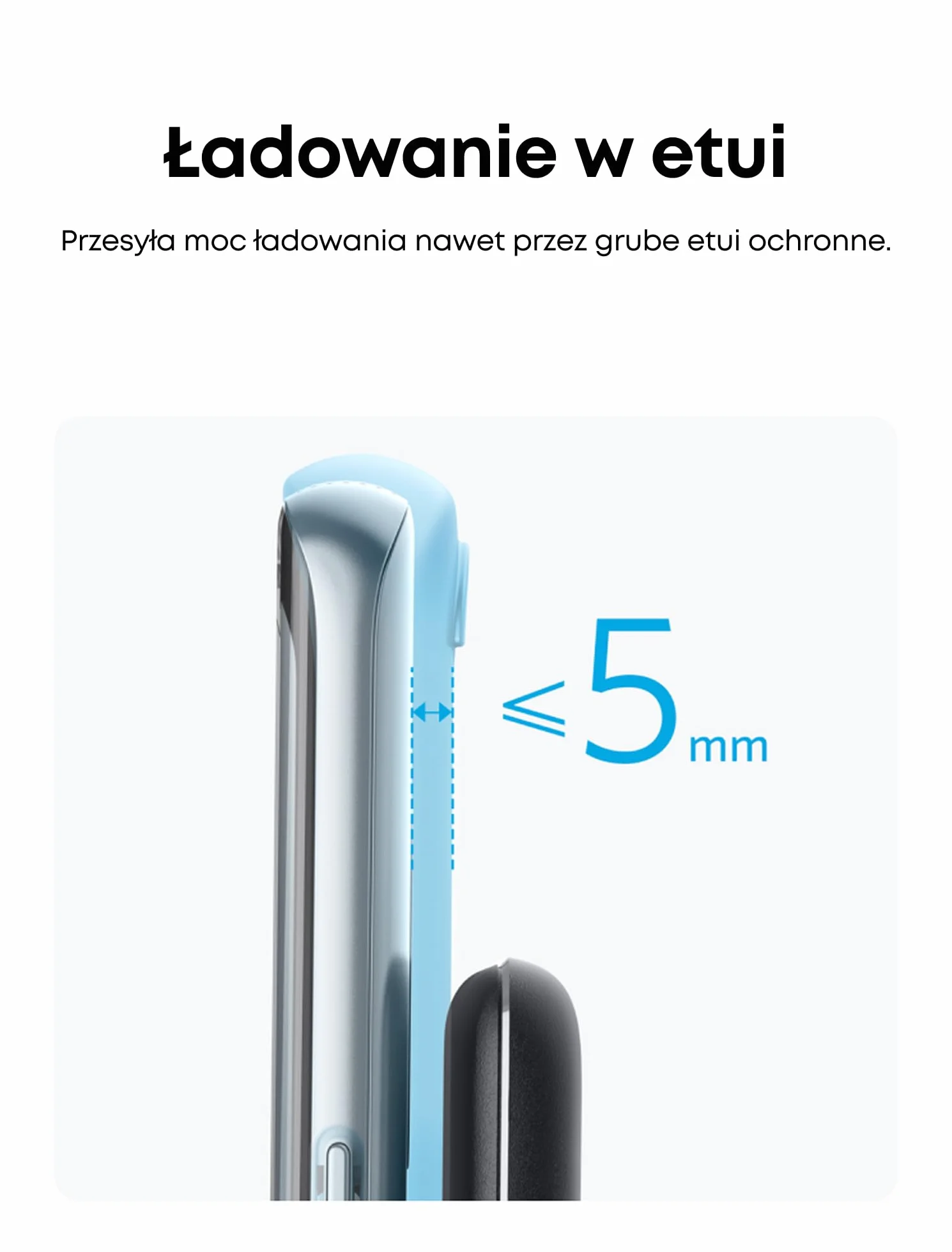 Anker PowerWave bezprzewodowa ładowarka stojąca 10 W Qi