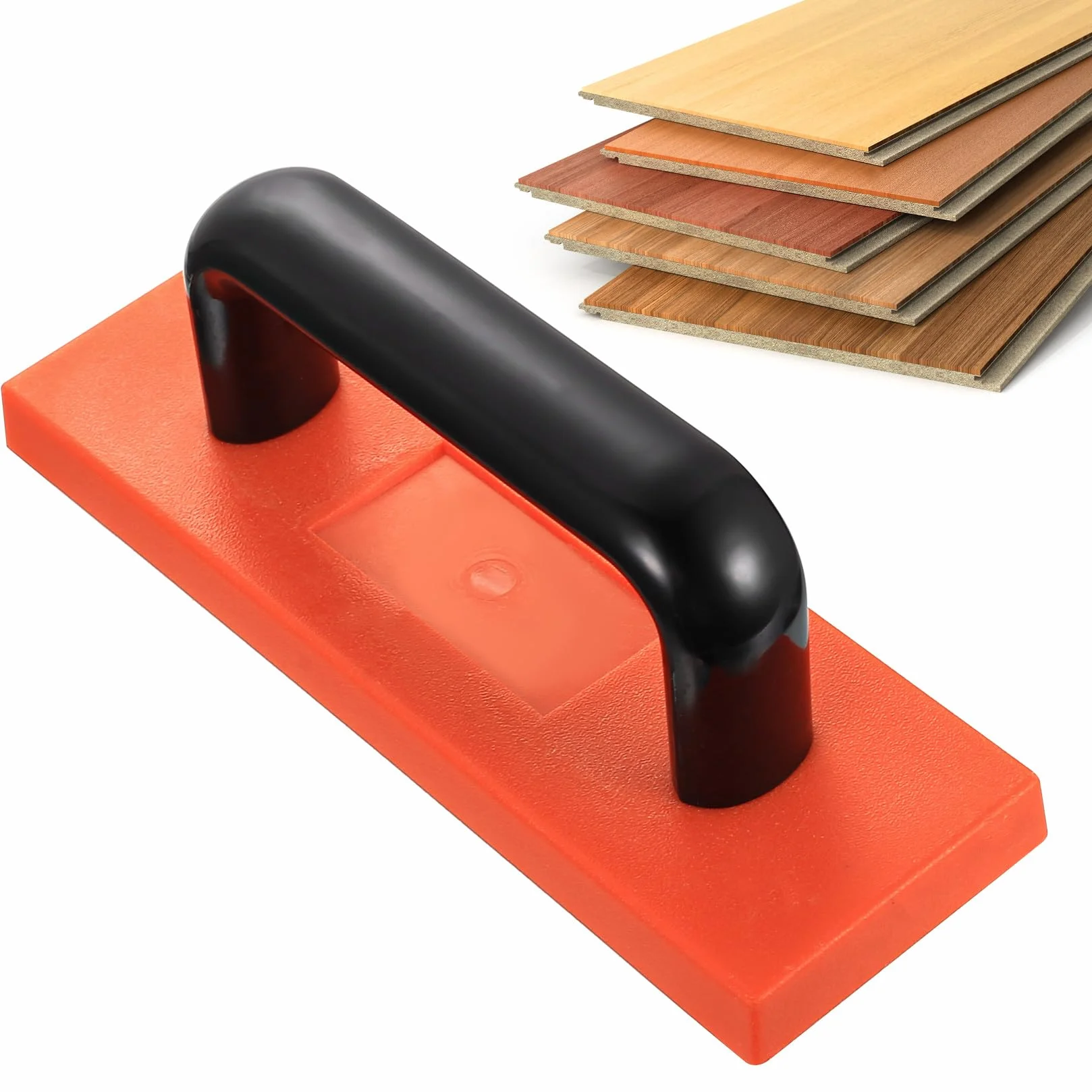 Klocek do podłóg winylowych, system zatrzaskowy, 200 mm, do podłóg laminowanych, bloków udarowych, podłóg laminowanych, system zatrzaskowy z uchwytem, do laminatu winylowego, podłóg drewnianych