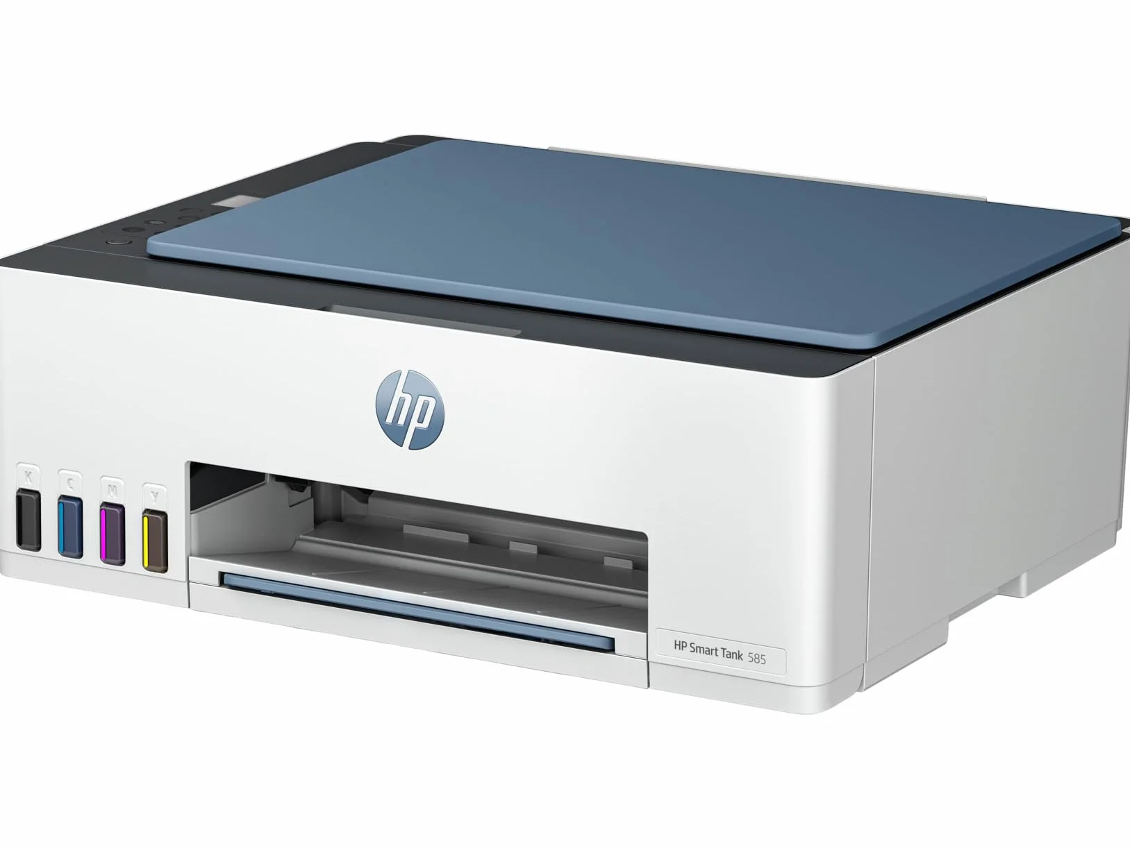 HP Smart Tank 585 All-in-One Printer, Home and home office, Print, copy, scan, Wireless, High-volume printer tank, Print from phone or tablet, Scan to PDF (1F3Y4A)