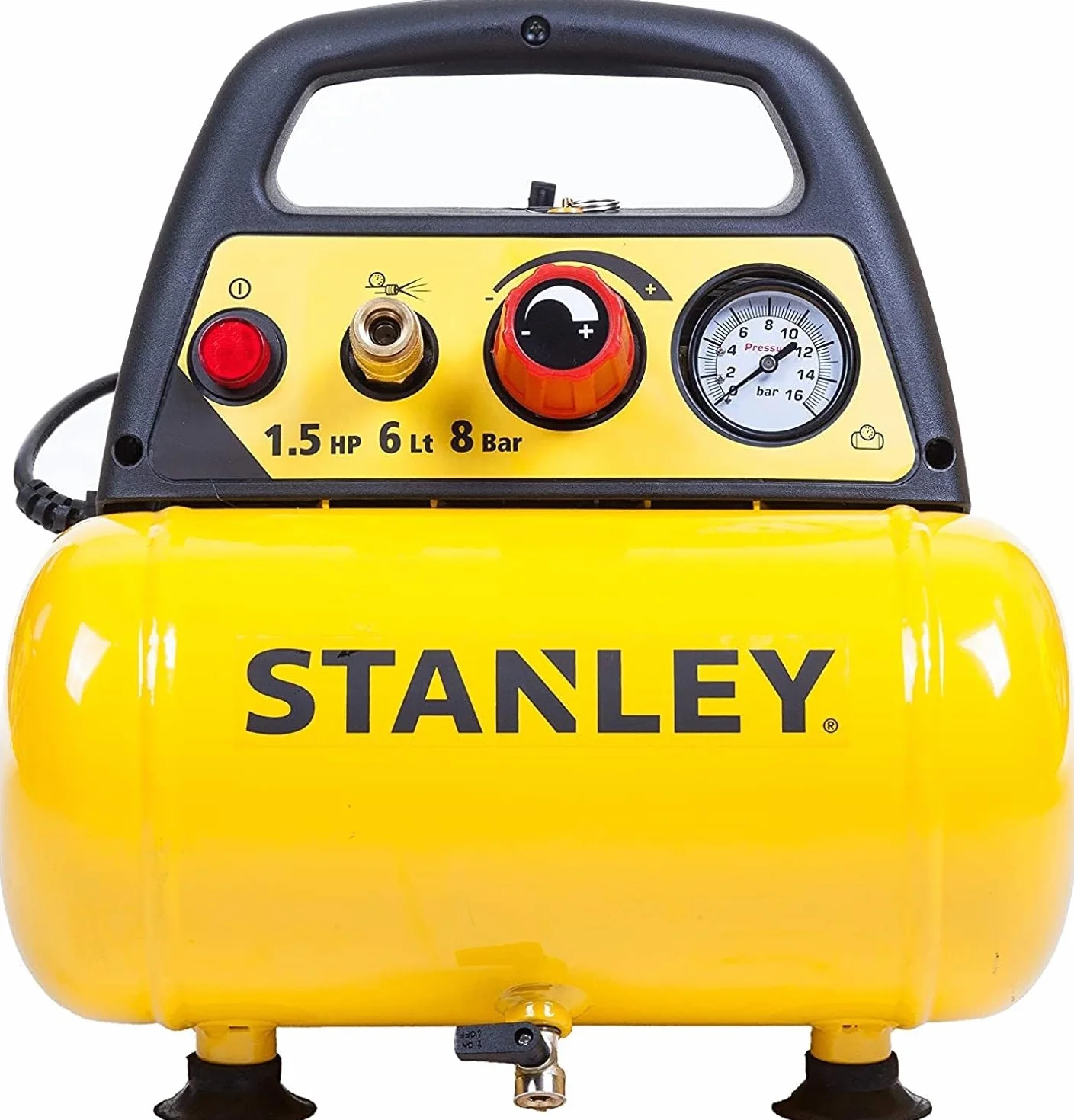 Stanley Dn200/8/6 Kompresor, Żółty/Czarny, 38 x 38 x 35 cm