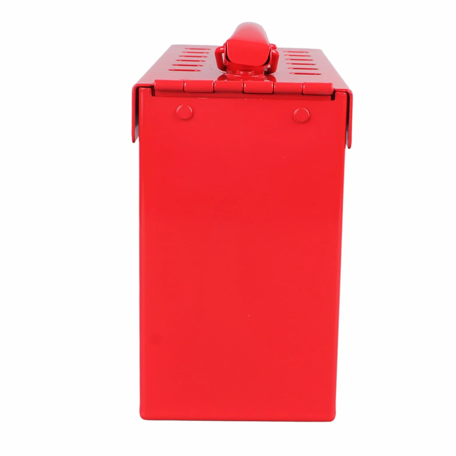 498A Red Lockout Tagout Box, Wytrzymała Konstrukcja, pojemność 12 Kłódek, Wszechstronna Blokada Wyłącznika, Blokada Zaworu