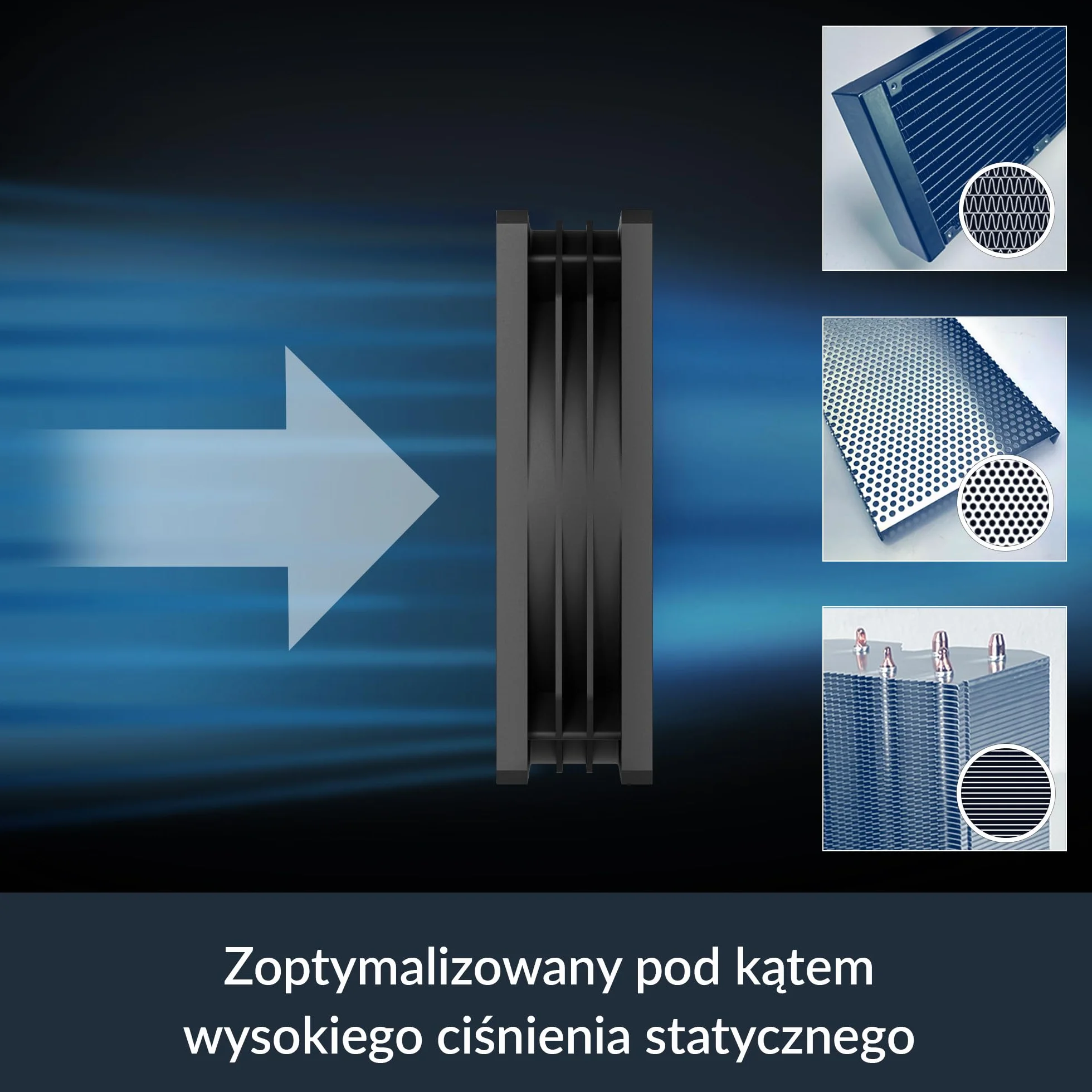 ARCTIC P9 PWM PST - Wentylator do komputera, Wentylator obudowy PWM 92 mm z rozdzielaczem kabli, zoptymalizowany pod kątem ciśnienia statycznego, 200-3000 rpm, cichy i wydajny silnik, tryb 0 dB czarny