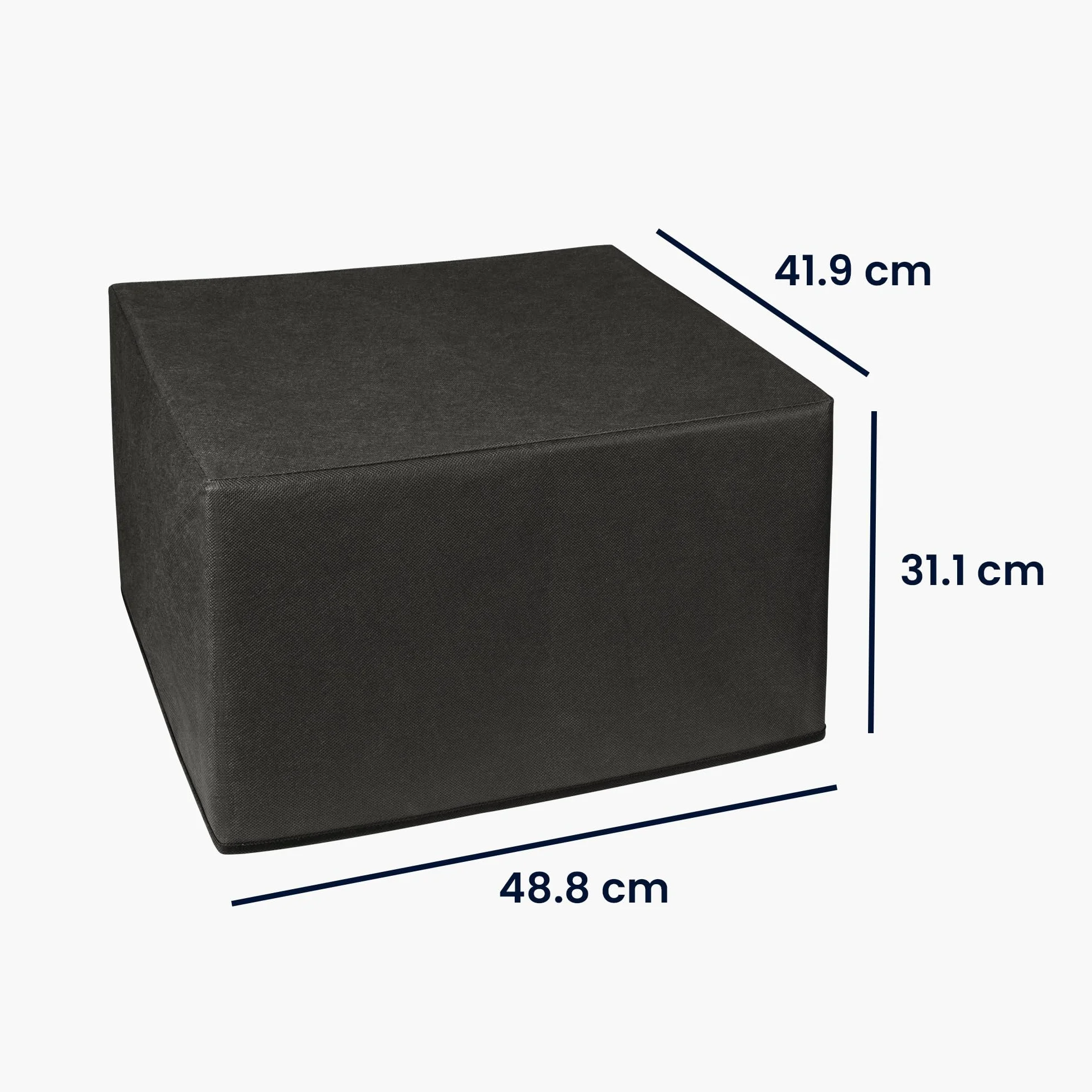 Kwmobile Osłona przeciwpyłowa do Canon MAXIFY MB5150 - Etui ochronny z tkaniny ciemnoszary
