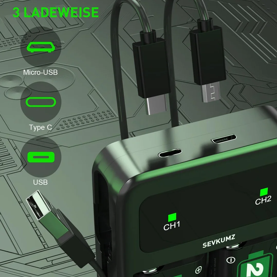 Zestaw akumulatorów 2600 mAh do Xbox One z szybką ładowarką
