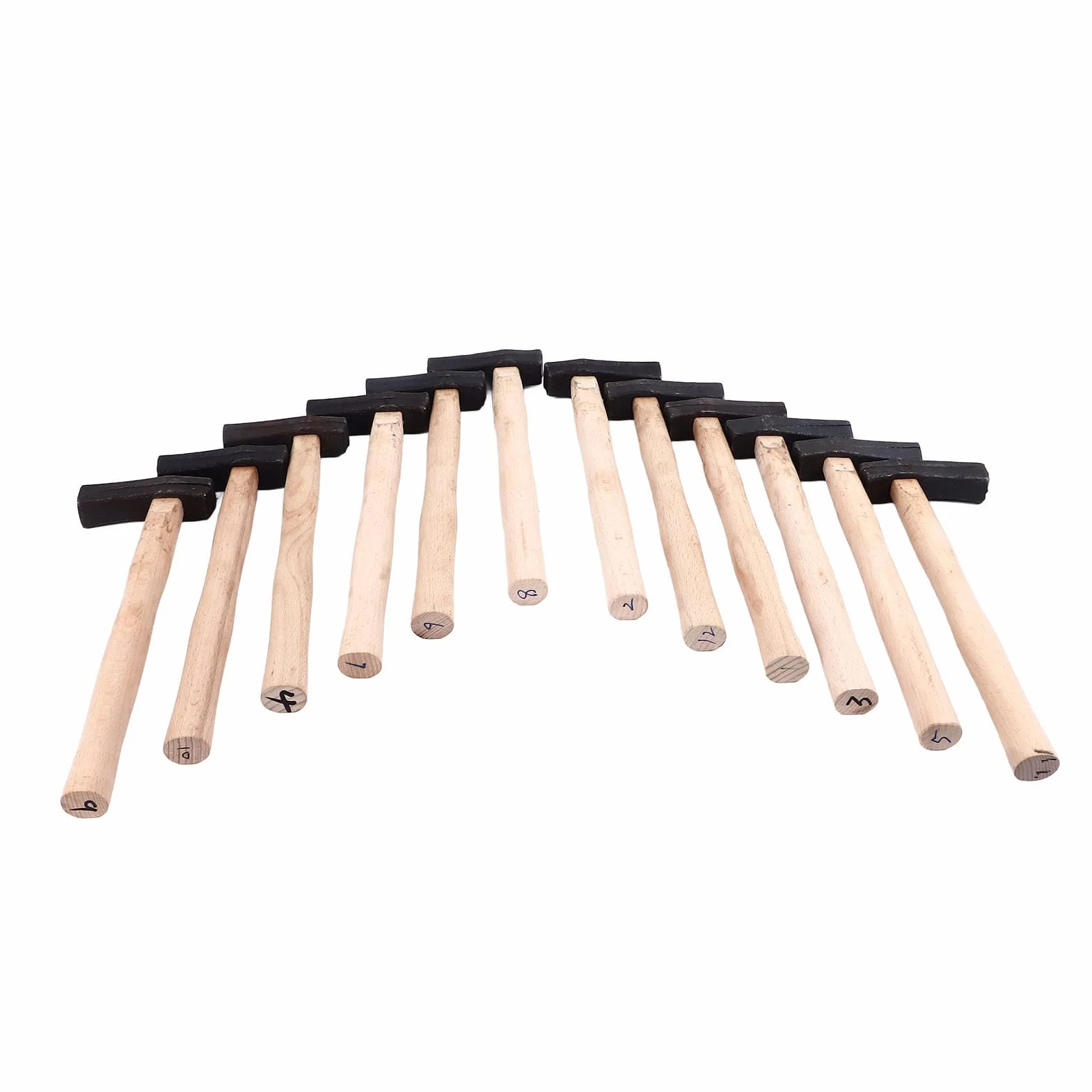 Ejoyous Młot tekstury DIY, ergonomiczne narzędzie do formowania metalu dla złotego srebra miedzianego aluminium rzemieślników, z 12 wzorami, odpowiednie do kształtowania bloków i