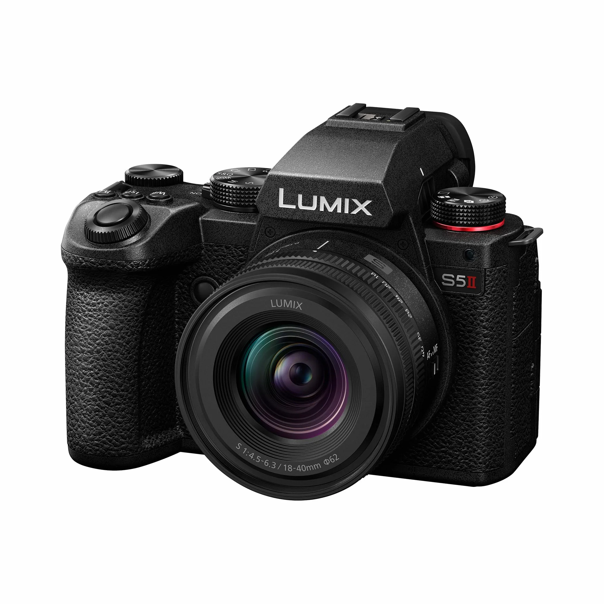 Panasonic Lumix DC-S5 II Pełnoklatkowy Aparat Bezlusterkowy 18-40mm 4K 60P 6K 30P Czarny
