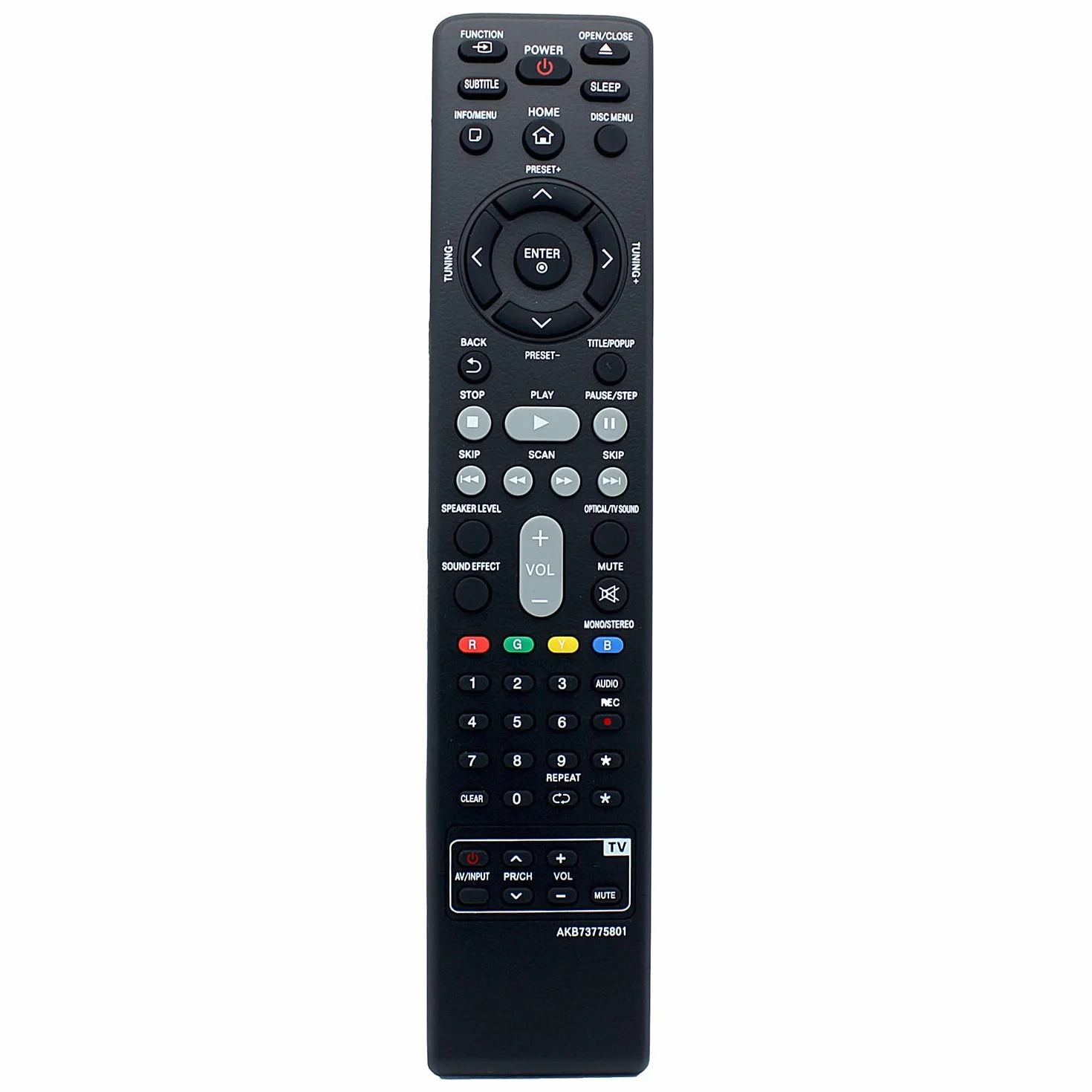 Zamiennik pilota do LG Blu-ray Kino domowe BH4030S BH4430P BH4530T BH5140 BH5140S BH5140SF0 BH5440P BH5540T BH6230S BH6240S BH6330H BH6340H