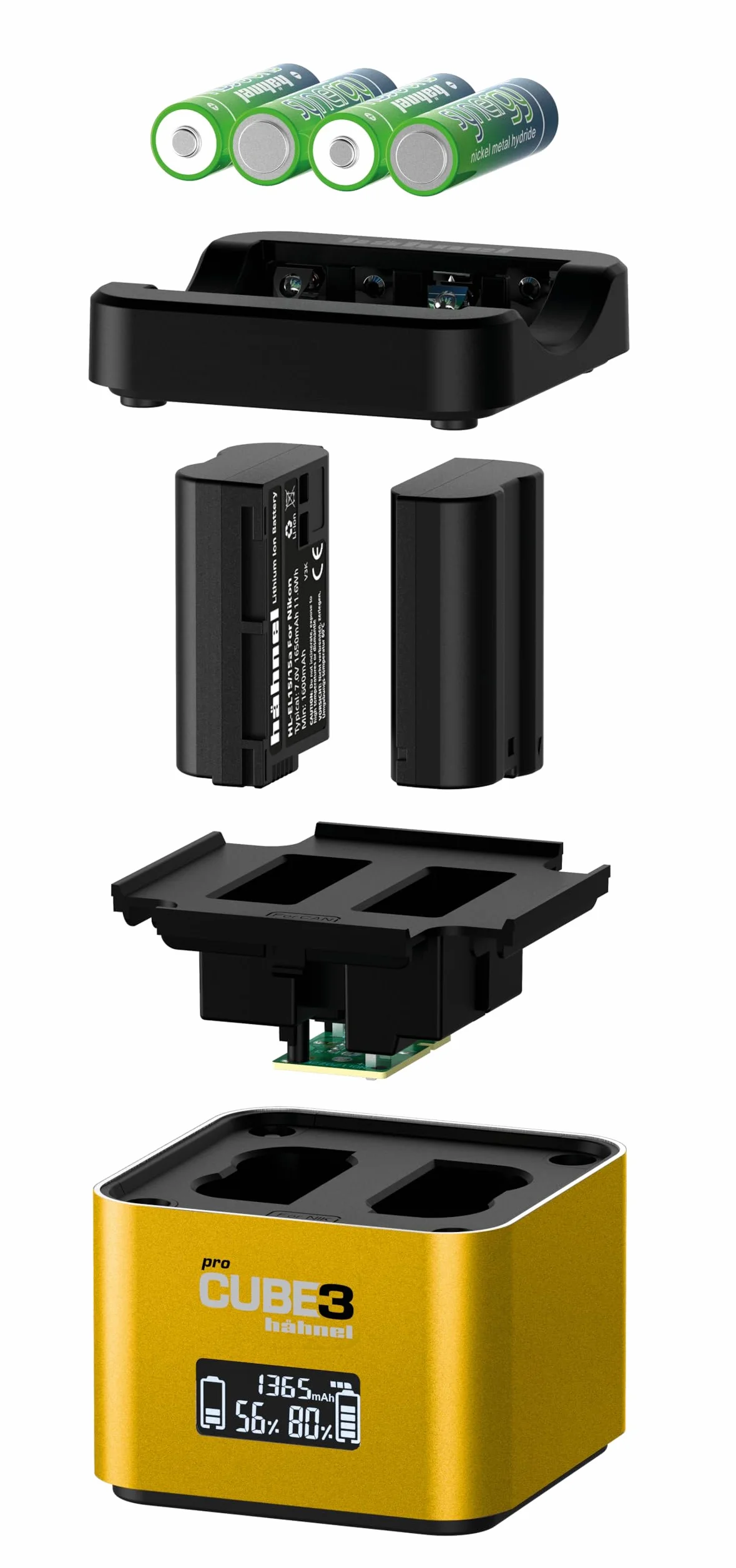 Hähnel ProCube3 Ładowarka Duo DSLR Do Nikon USB-C