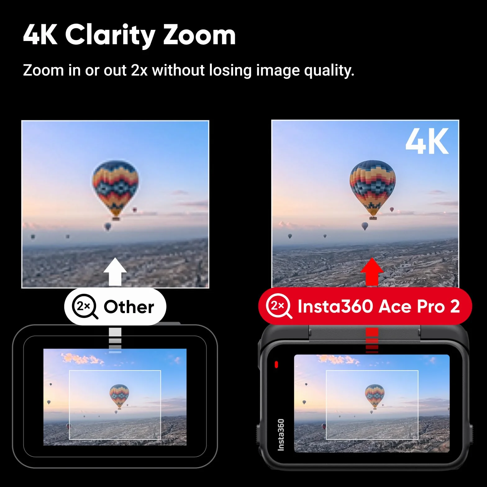 Insta360 Ace Pro 2 szt. Standardowa kamera sportowa wodoodporna 8K Leica czujnik 1/1,3" podwójny układ AI