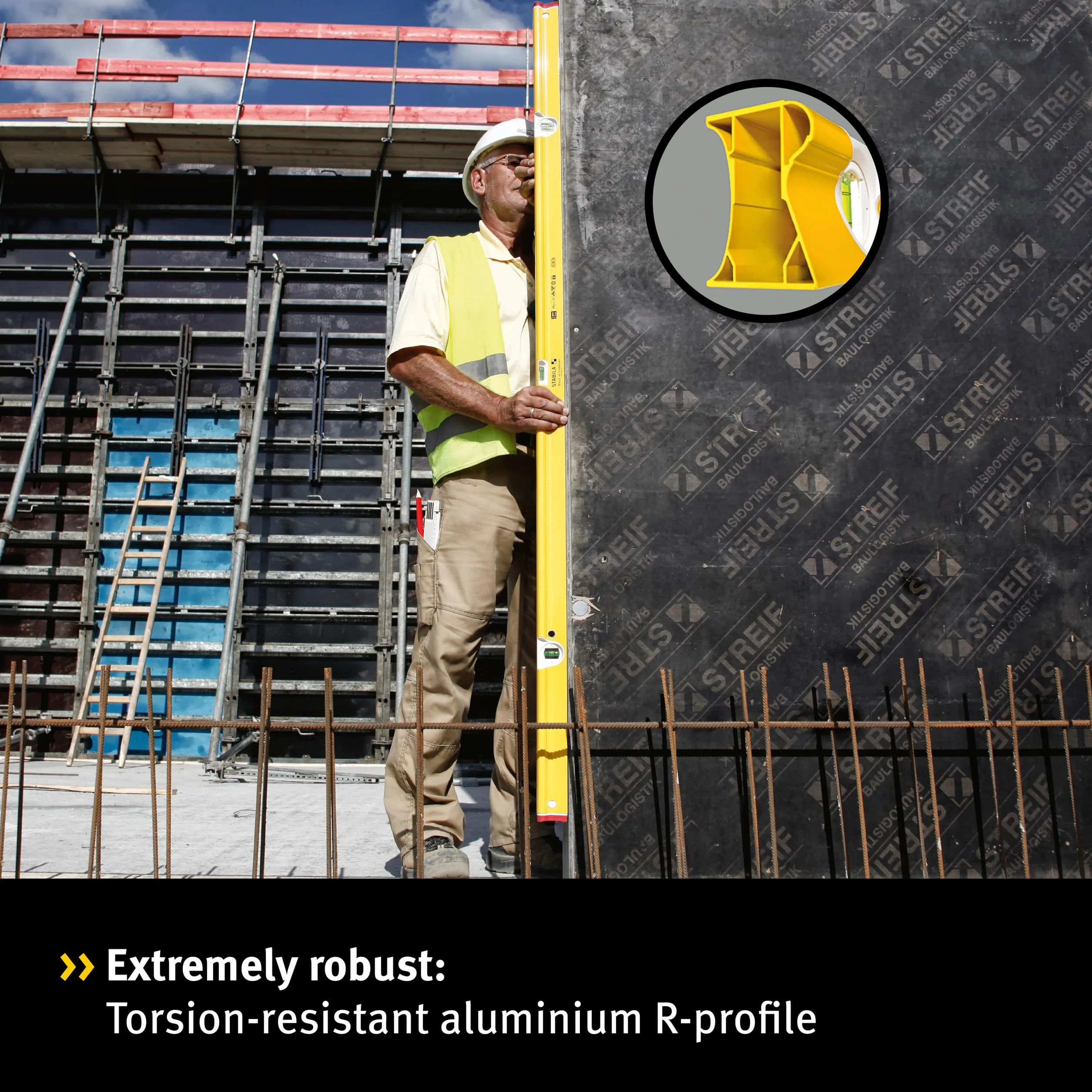 STABILA Poziomica typu R 300 81 cm Profil Aluminiowy-R Libela Pozioma Pionowa