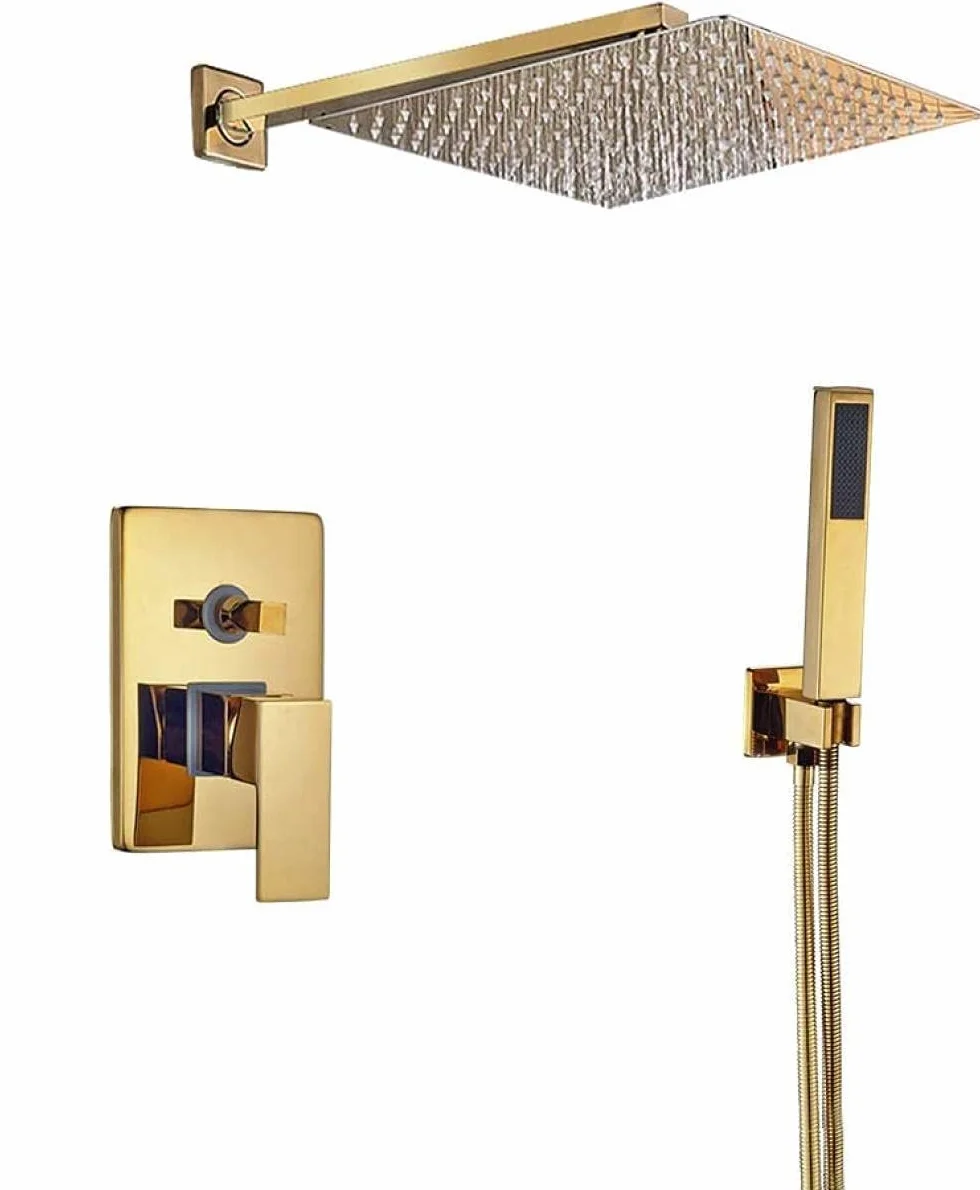Bateria wannowo-prysznicowa Polerowany system prysznicowy Prysznic z deszczownicą Bateria wannowa Ścienna bateria wannowo-prysznicowa Bateria wannowo-prysznicowa Zestaw prysznicowy 8 cali 8 cali 8