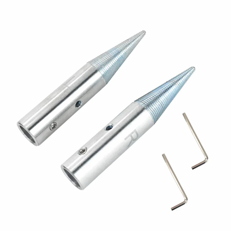 Adapter wrzeciona stożkowego 5/8" Arbor prawa i lewa ręka do szlifierki stołowej z kołem polerskim, 1 para (Metal, Drobny)