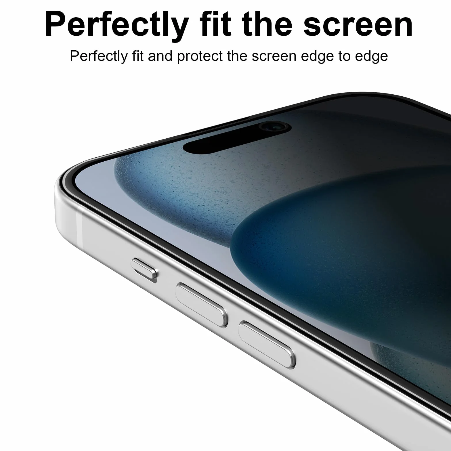 Szkło hartowane z filtrem prywatności do iPhone 15/16, 2 sztuki