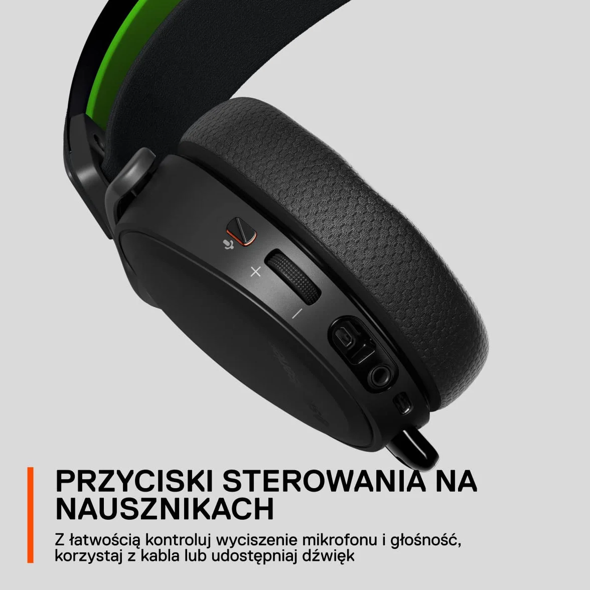 Steelseries Arctis 7X+ Słuchawki Gamingowe, Czarny