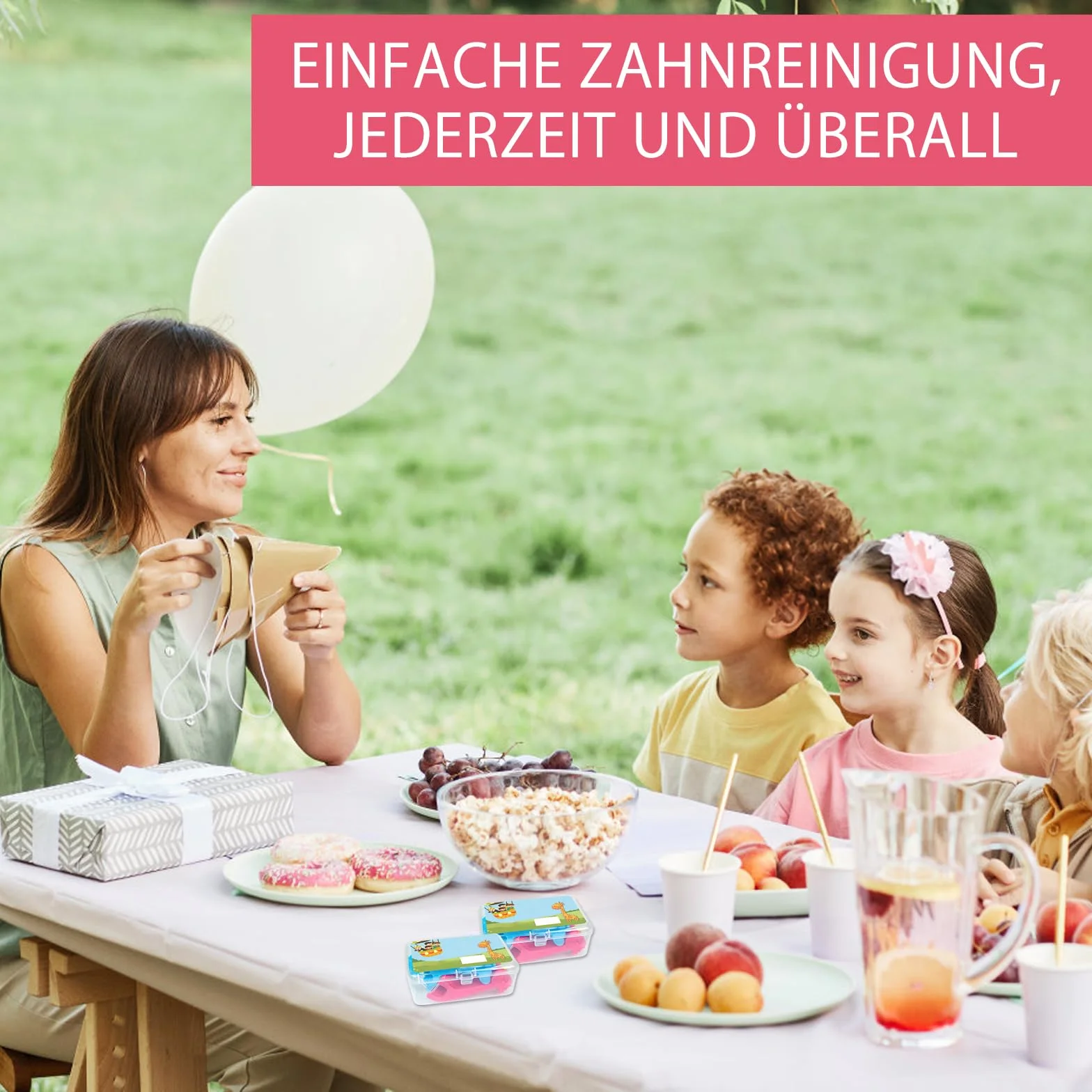 160 sztuk nici dentystycznych dla dzieci, patyczki z nicią dentystyczną, do wąskich przestrzeni między zębami, uchwyt to żyrafa w 4 kolorach, niewoskowana nić dentystyczna, antypoślizgowa, 4