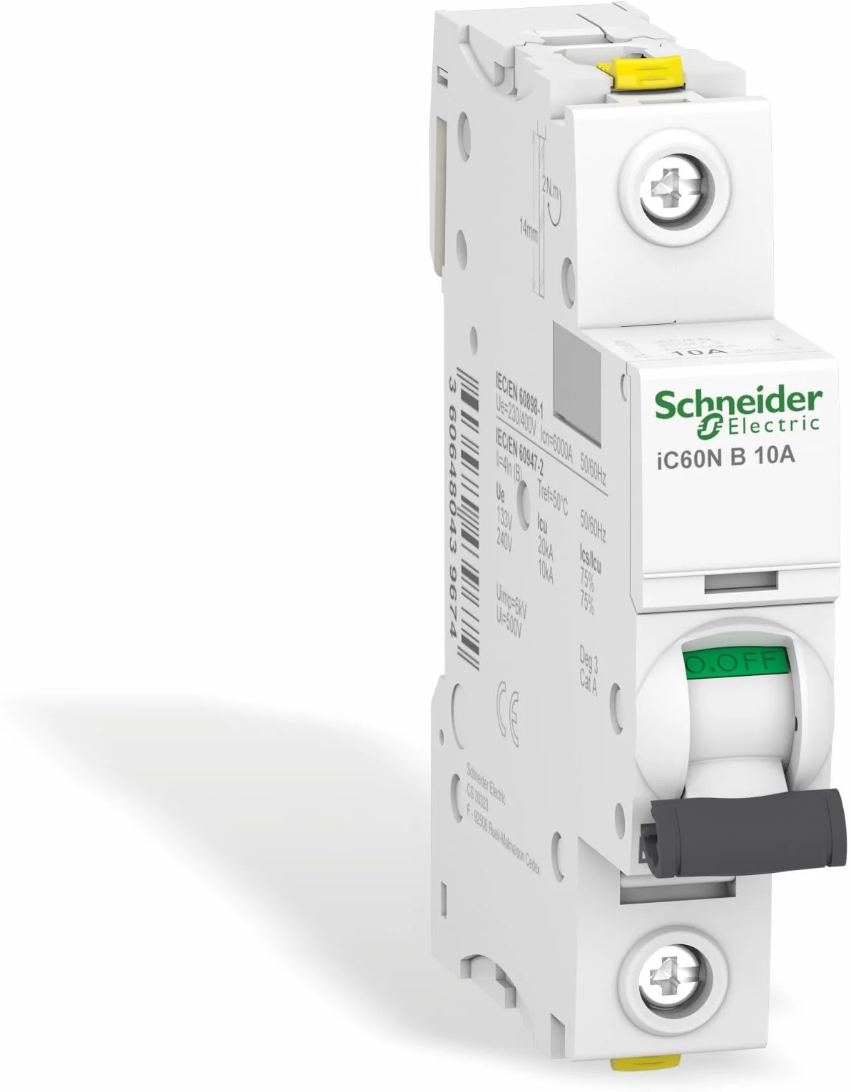 Schneider Electric Wyłącznik Nadprądowy Acti9 iC60N-B6-1 B 6A 1-Biegunowy