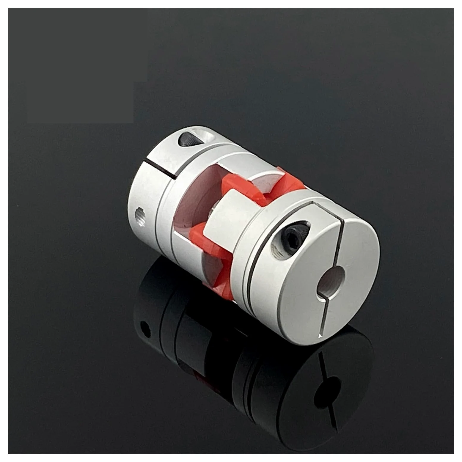 Seria LM 1 PC D40 L66 Elastyczny zacisk śliwkowy Łącznik Rozmiar wału Szczęka Sprzęgło wału/8/10/12/14/16mm D40L66 Pary do elektronicznego rozrusznika CNC Wesoło (rozmiar: 10x16) Armatura