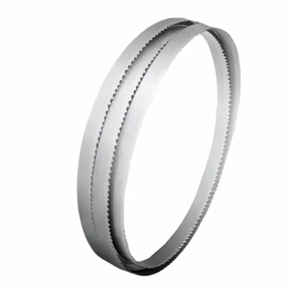 piła taśmowa, Wielodługościowe brzeszczoty bimetaliczne do pił taśmowych, 3/4 cala, 19 x 0,9 mm, M42, 4-6 zębów na cal, cięcia twardego drewna(2080mm)