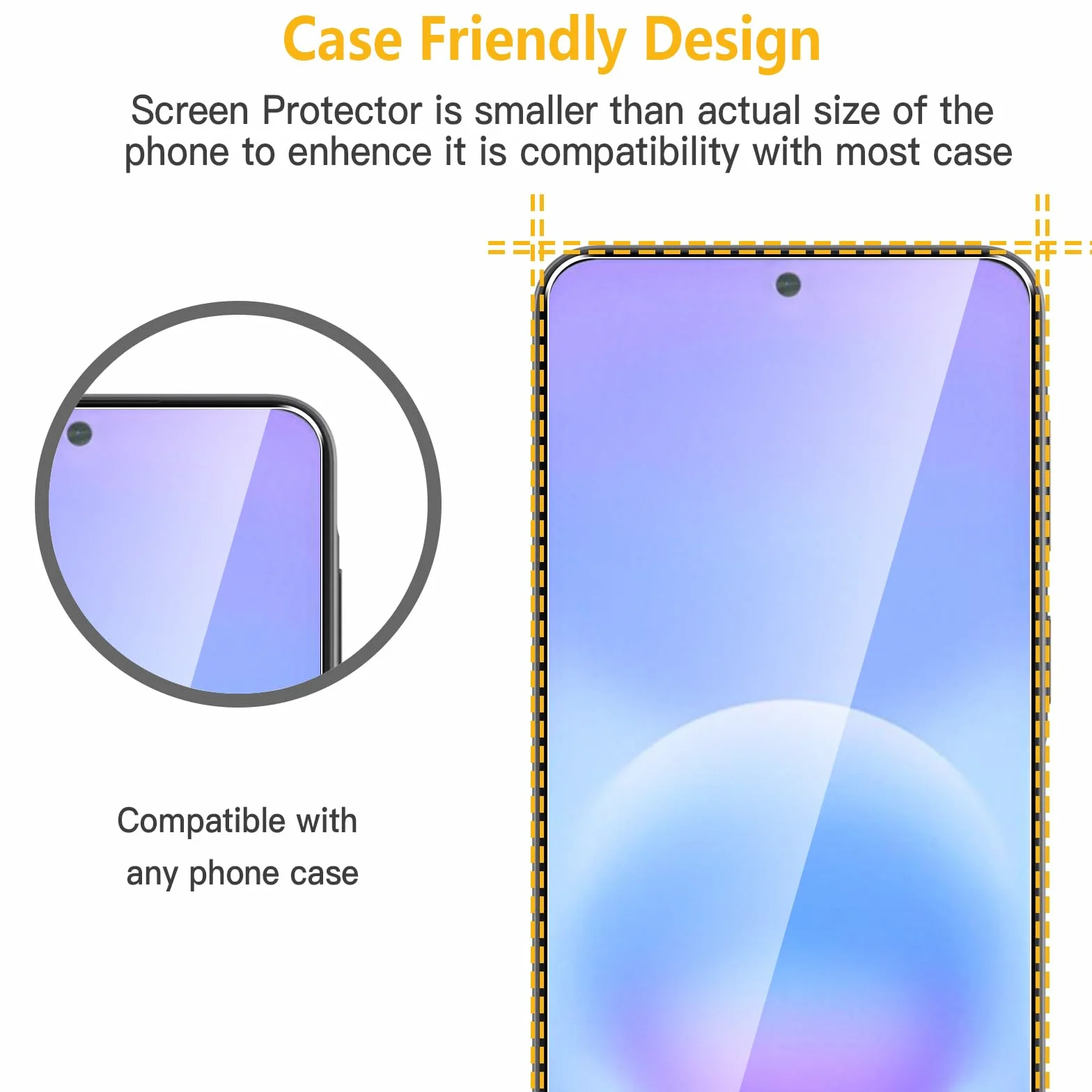 Folia ochronna ze szkła hartowanego 9H do Samsunga Galaxy A57 5G 2 sztuki