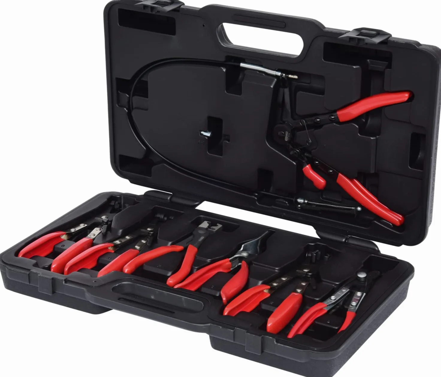 KS Tools 115.1055 Zestaw szczypiec do opasek na wezachdo samochodów, 7-szt