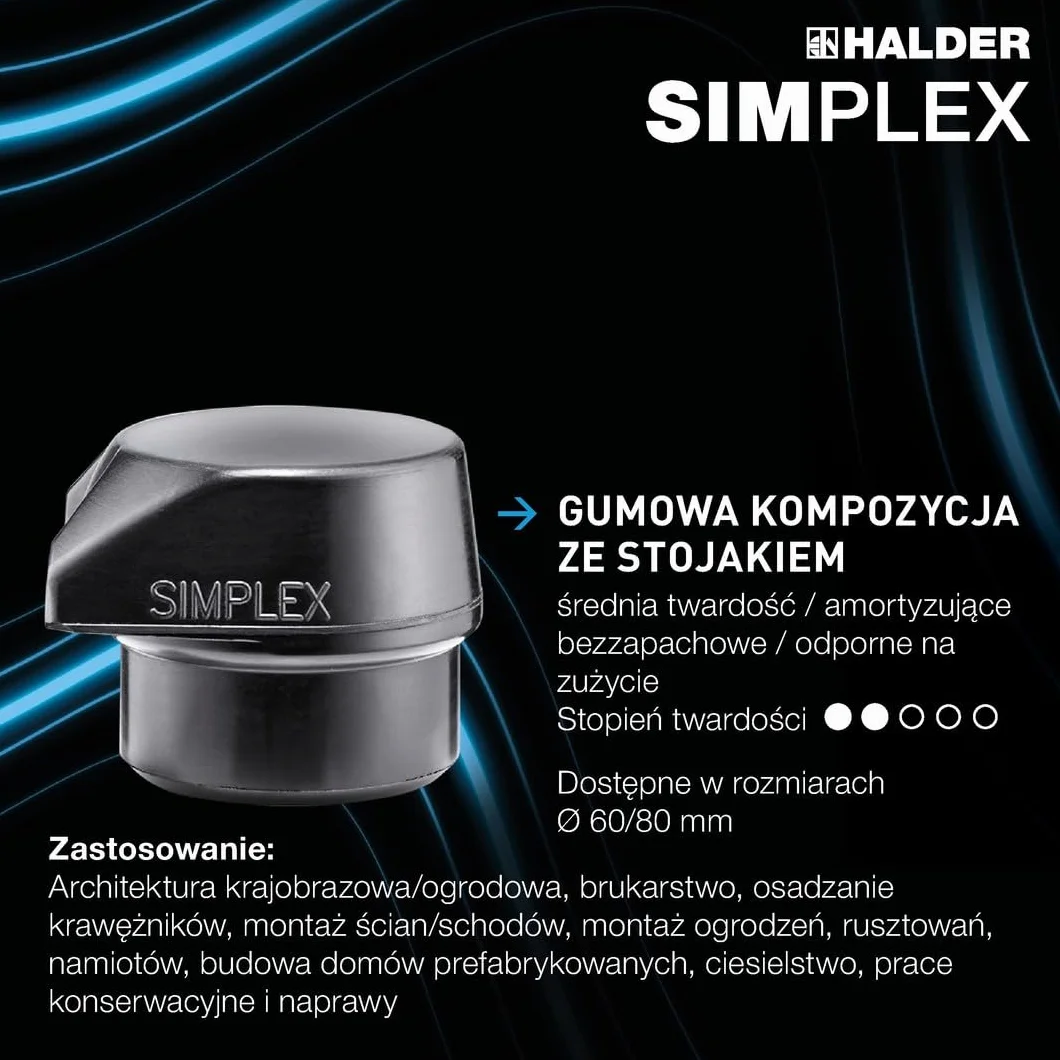 Halder USA - Wymienna wkładka czołowa Simplex (3202.26)