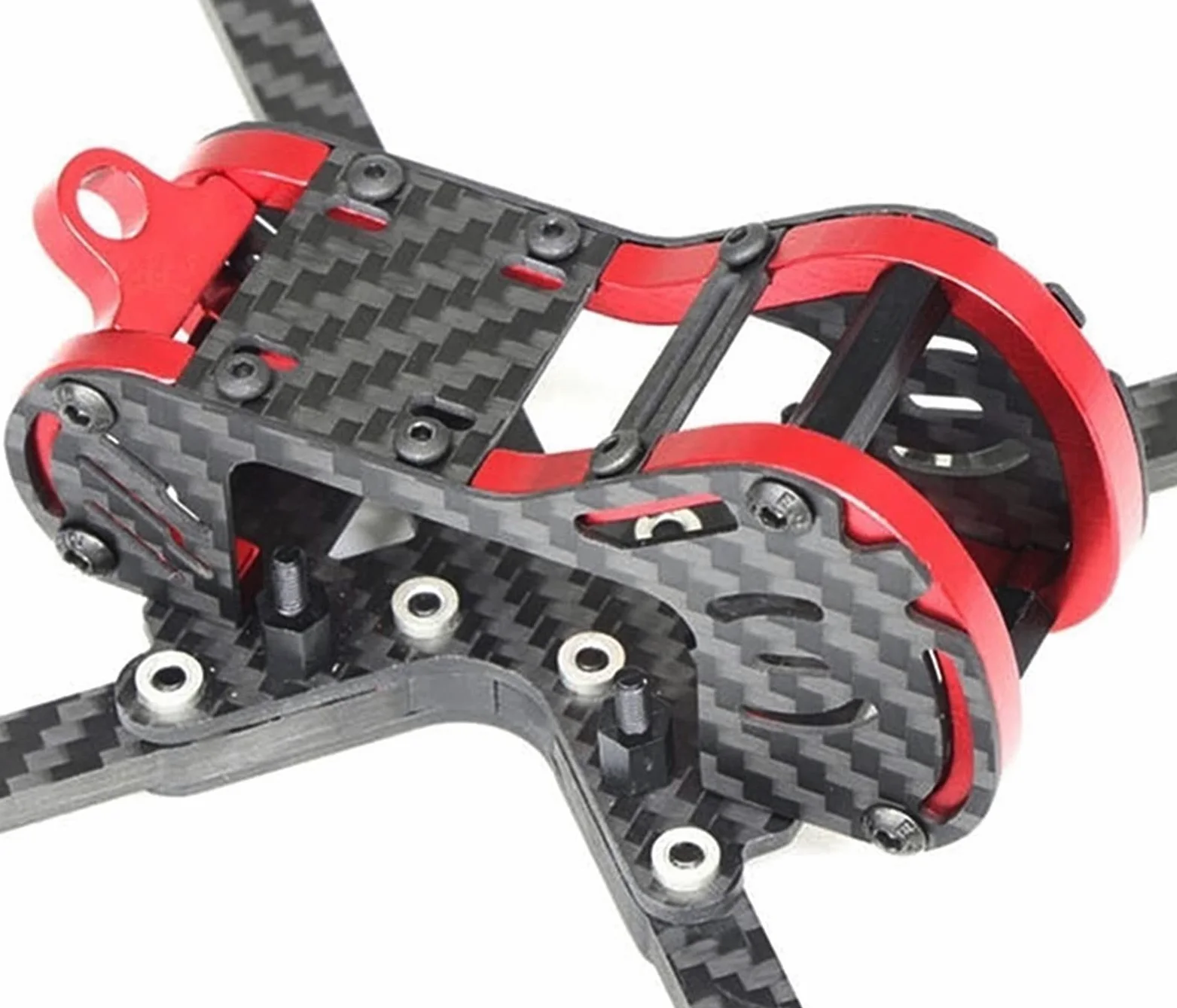 Akcesoria X218 218MM rozstaw osi zestaw ze szkieletem 4MM dzielony stojak z włókna węglowego dla majsterkowiczów FPV Racing Drone Quadcopter akcesoria do stojaków części