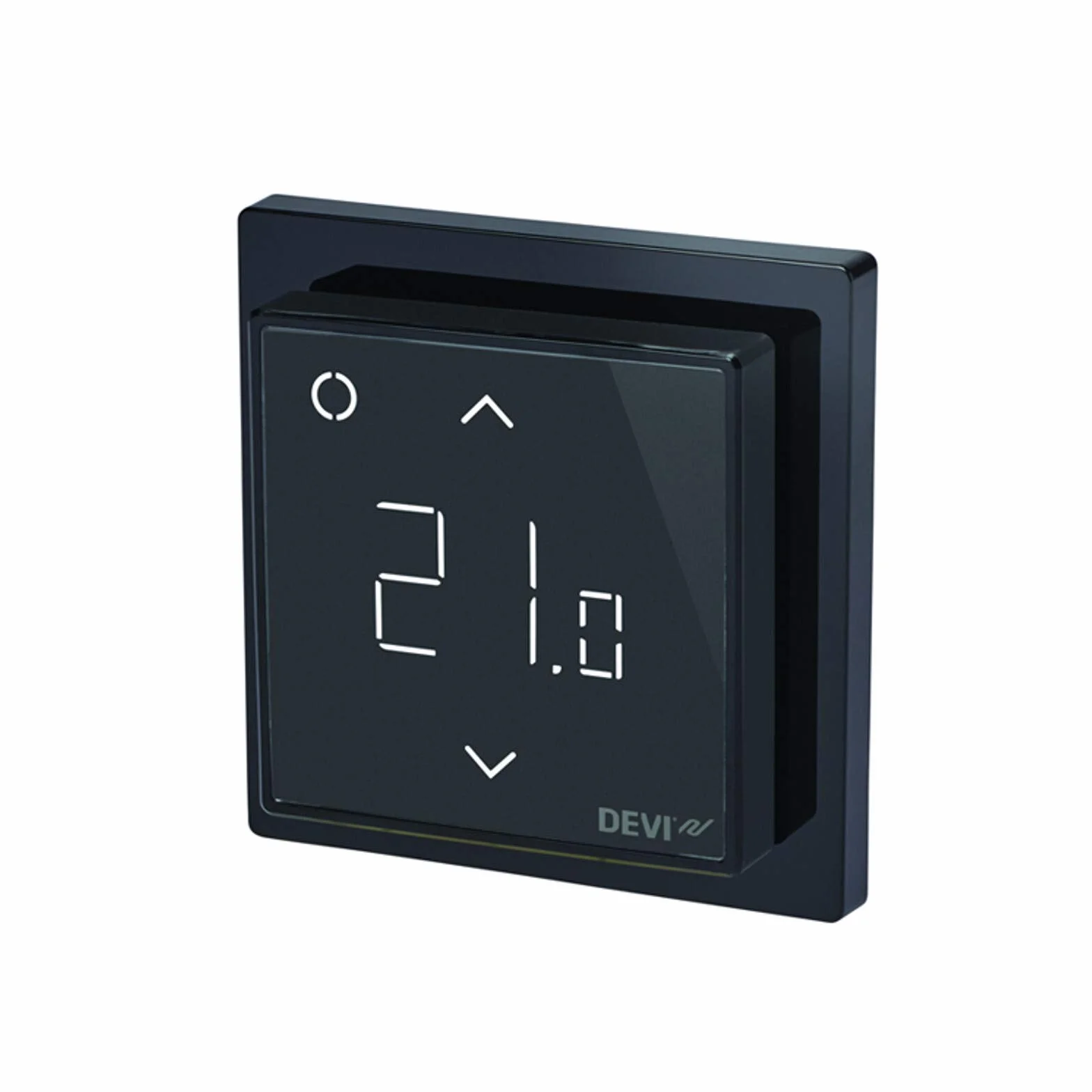 DEVIreg Smart WiFi cyfrowy termostat elektryczny do ogrzewania podłogowego, czarny 140F1143