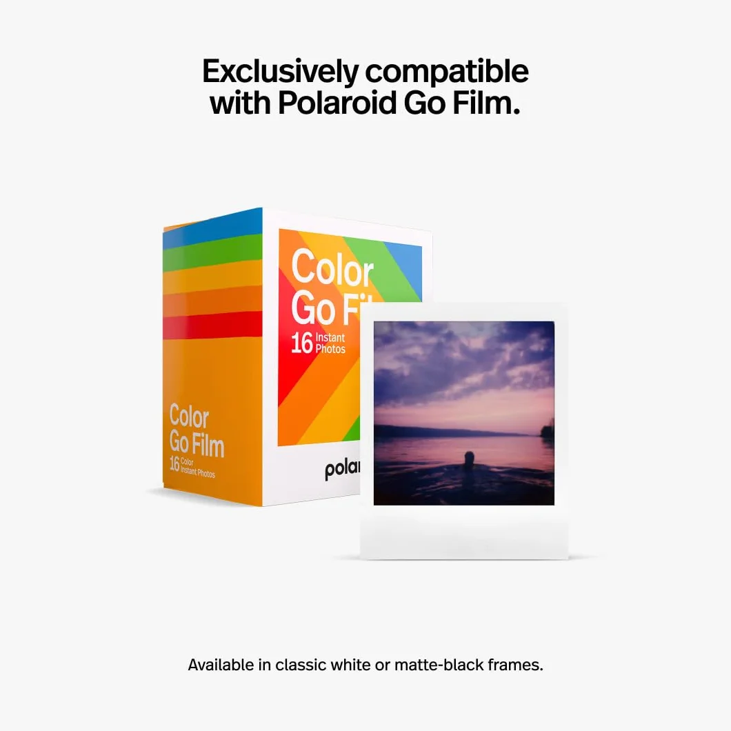 Polaroid Go Gen2 9096 Aparat Fotograficzny, Czarny, 15 Wkładów