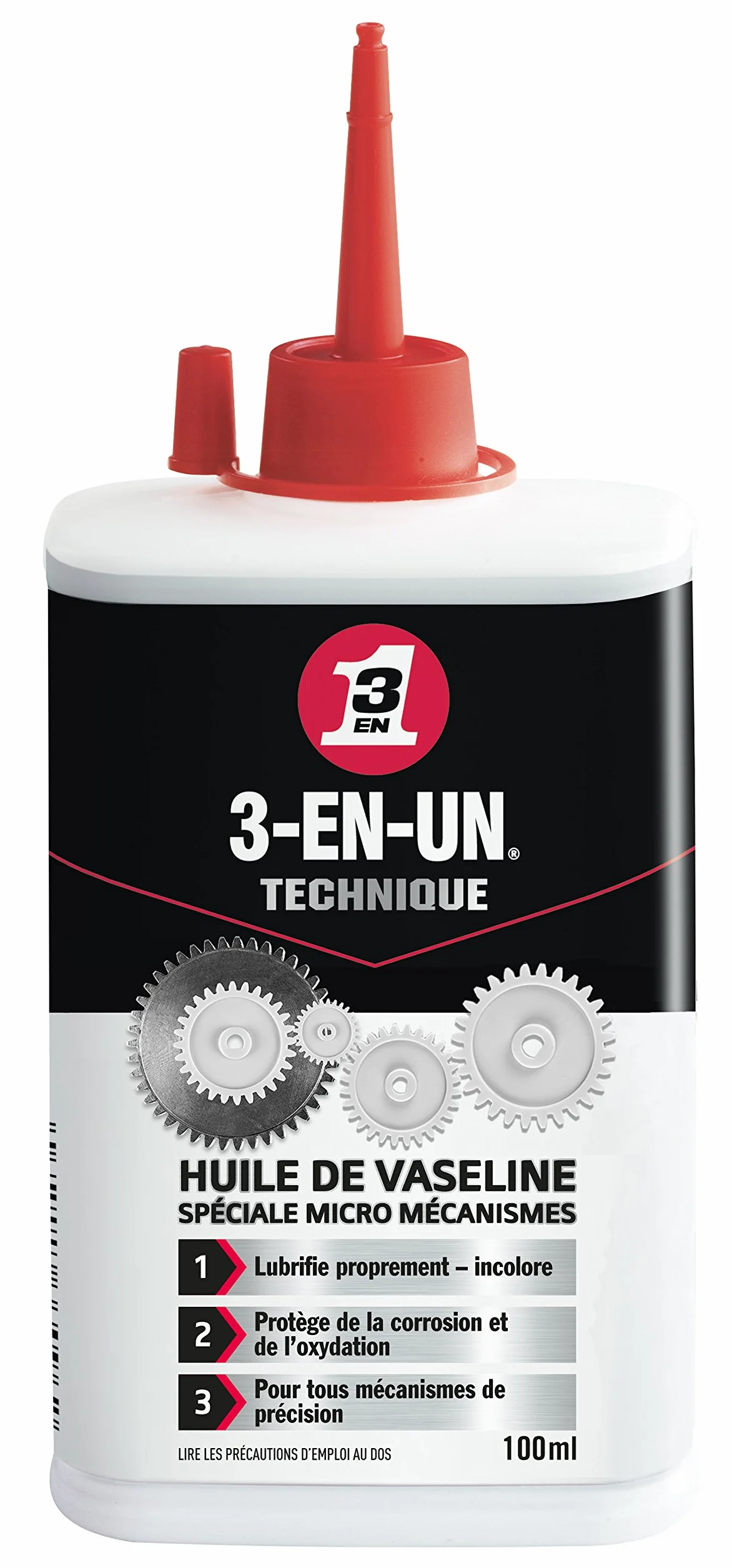 Wd 40 Company 3 W 1 33096/10 Olej Wazelinowy, Przezroczysty, 100 ml