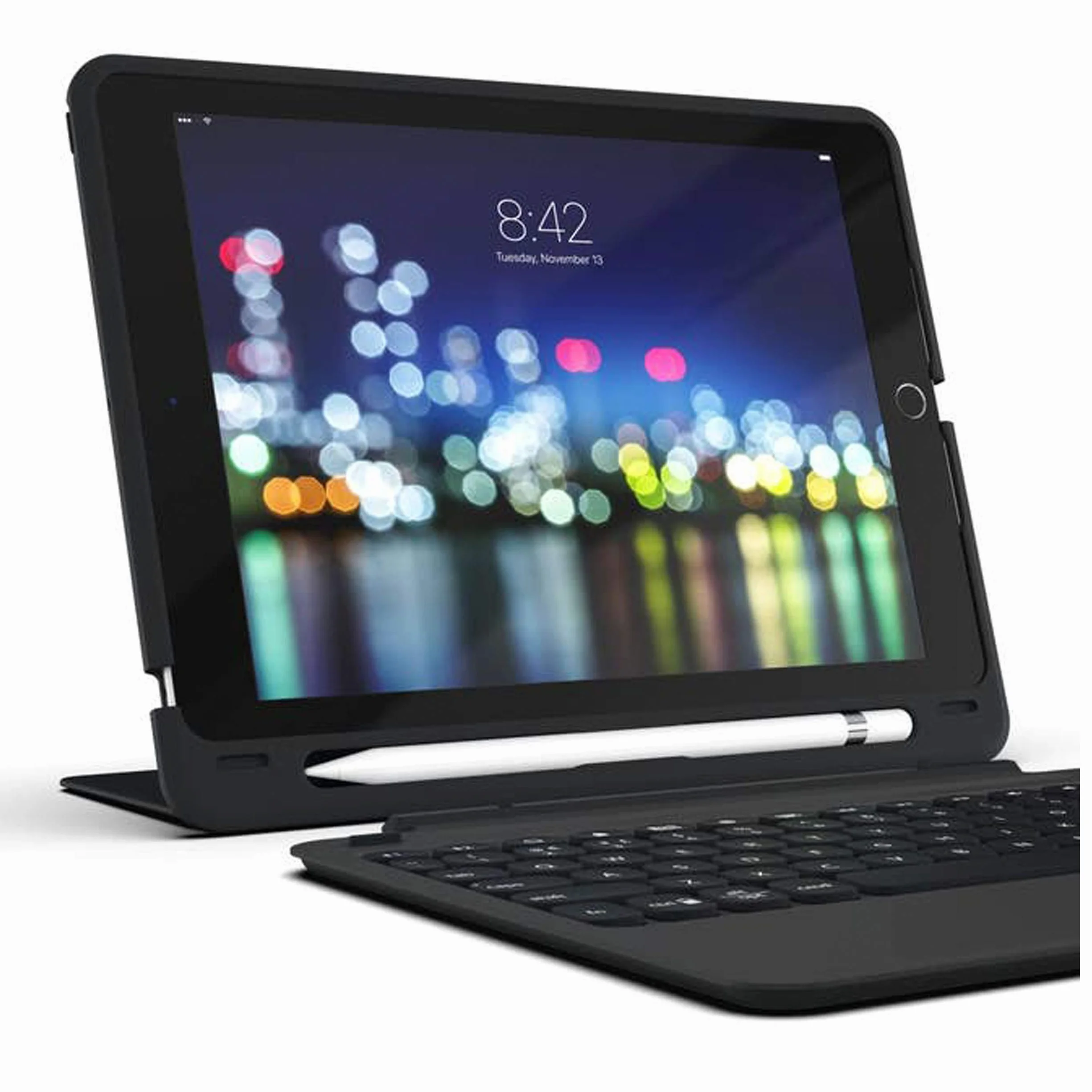 ZAGG Slim Book Go ultracienka klawiatura i zdejmowana osłona ochronna do iPada 24,6 cm (9,7 cala) (QWERTY)