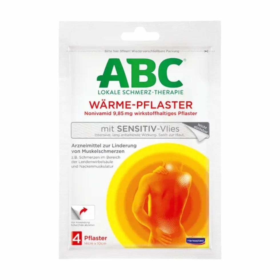 ABC Lokale Schmerz-Therapie Wà¤rme-Pflaster, 4 St [Badartikel]